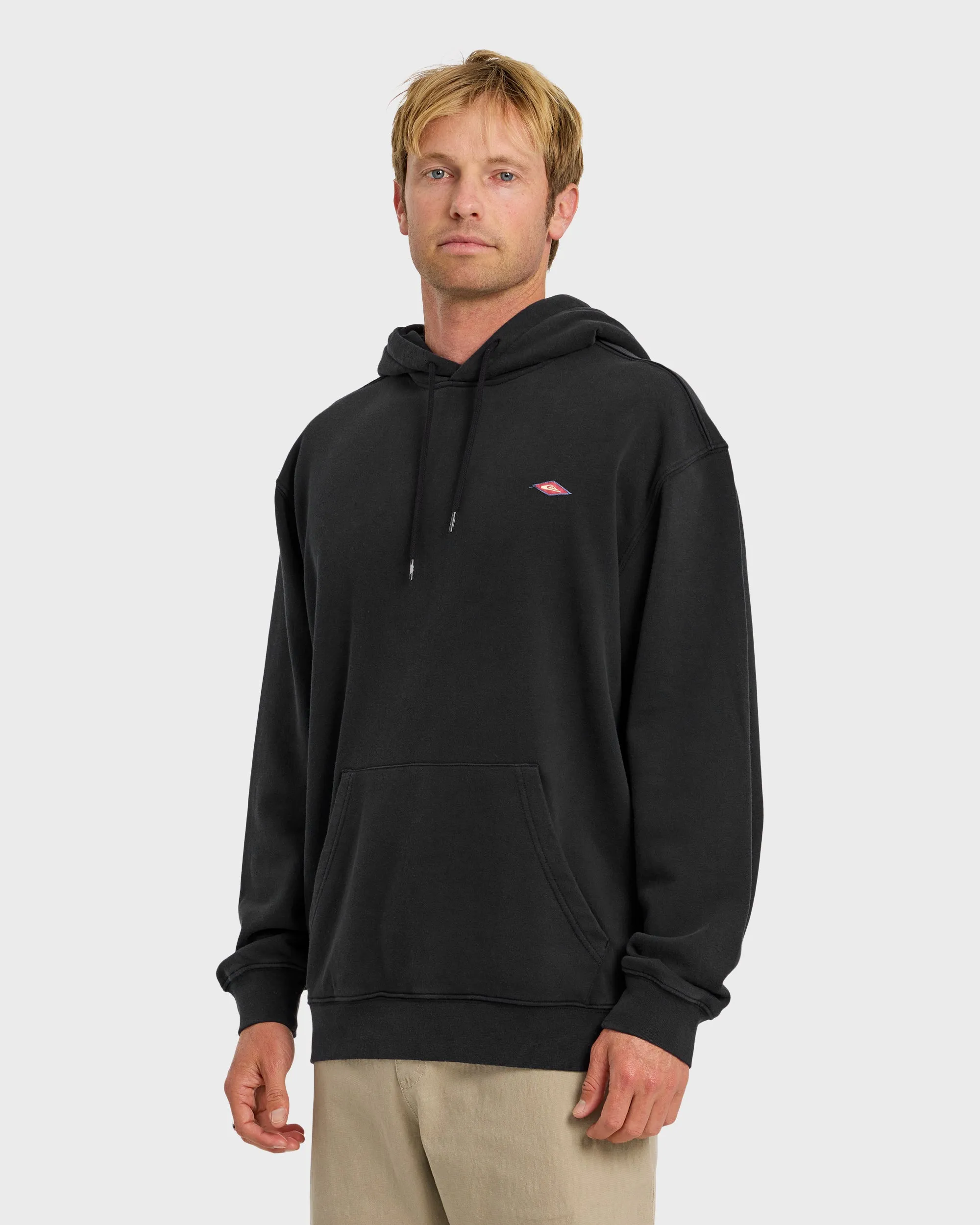 Saltwater Mineral Wash Pullover Hoodie - Anthracite sold by Quiksilver product image thumbnail 4
