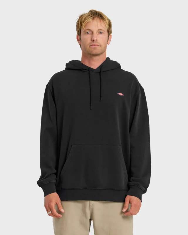 Saltwater Mineral Wash Pullover Hoodie - Anthracite sold by Quiksilver