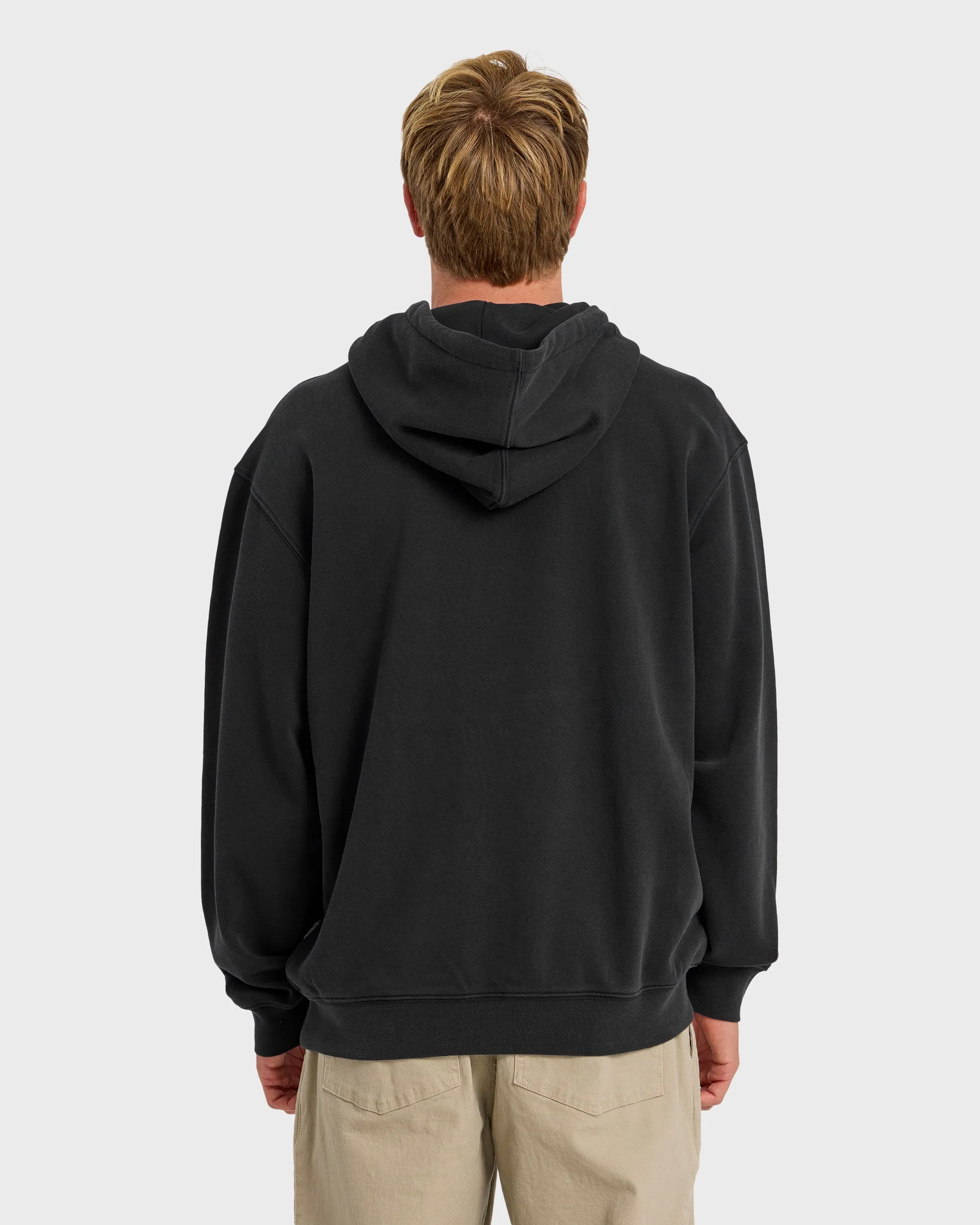 Saltwater Mineral Wash Pullover Hoodie - Anthracite sold by Quiksilver product image thumbnail 2