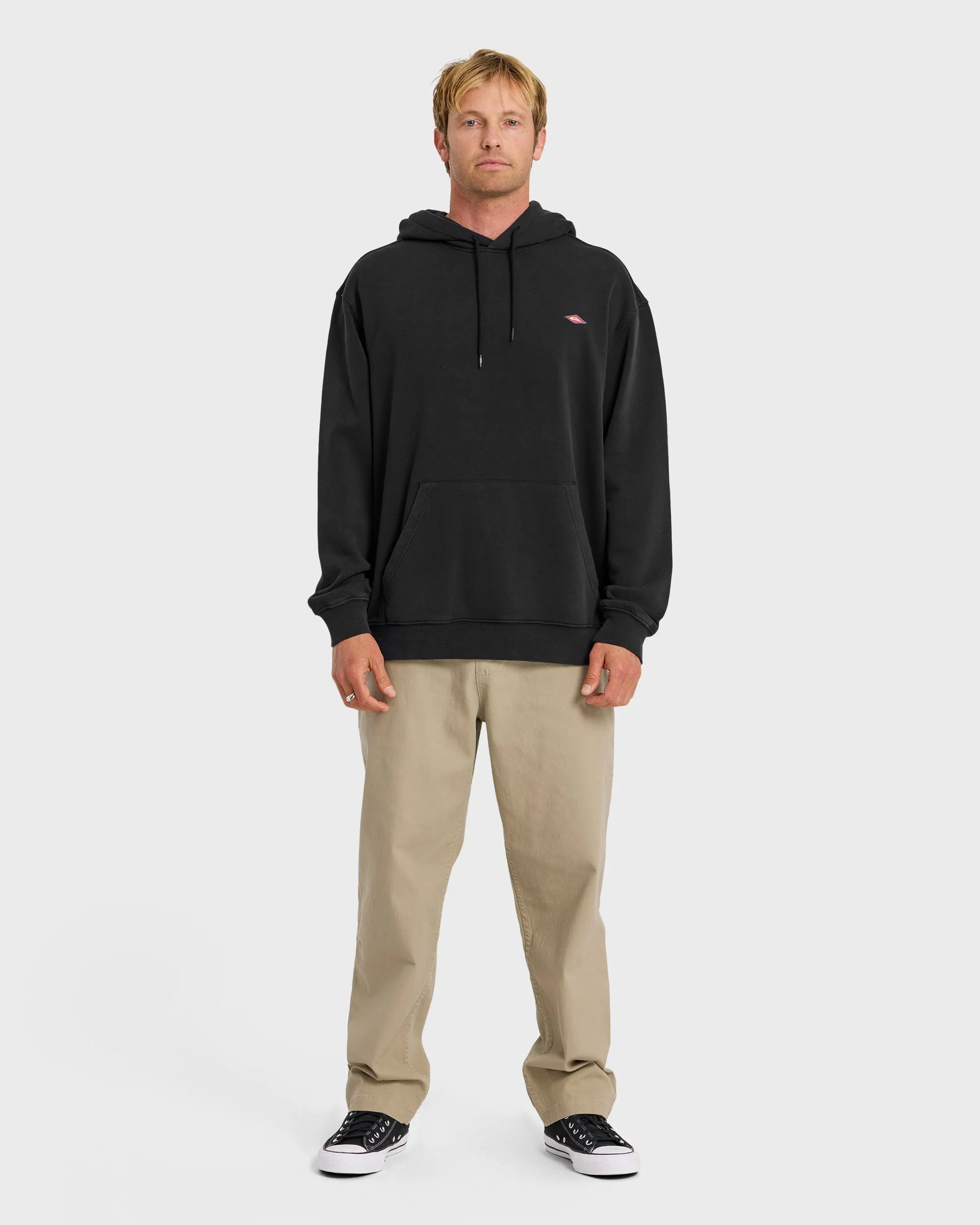 Saltwater Mineral Wash Pullover Hoodie - Anthracite sold by Quiksilver product image thumbnail 3