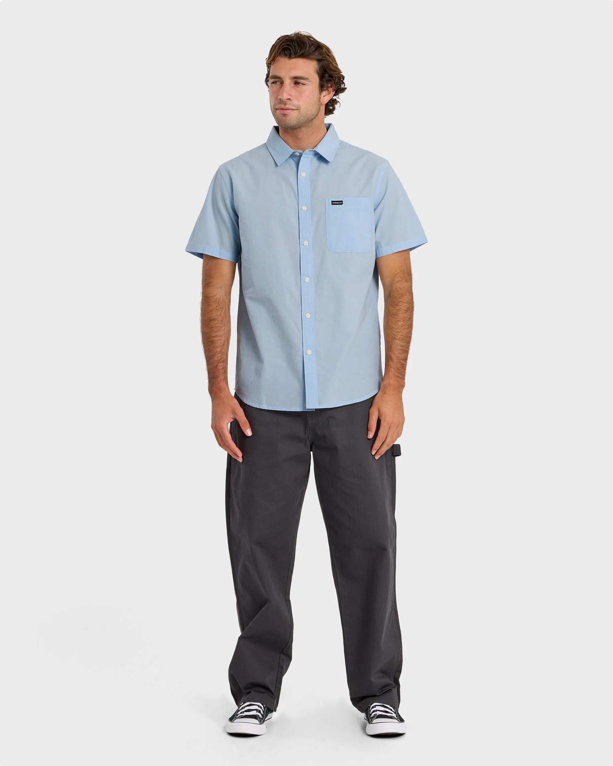 Shore Break Classic Short Sleeve Button-Up Shirt - Skyway sold by Quiksilver product image thumbnail 3