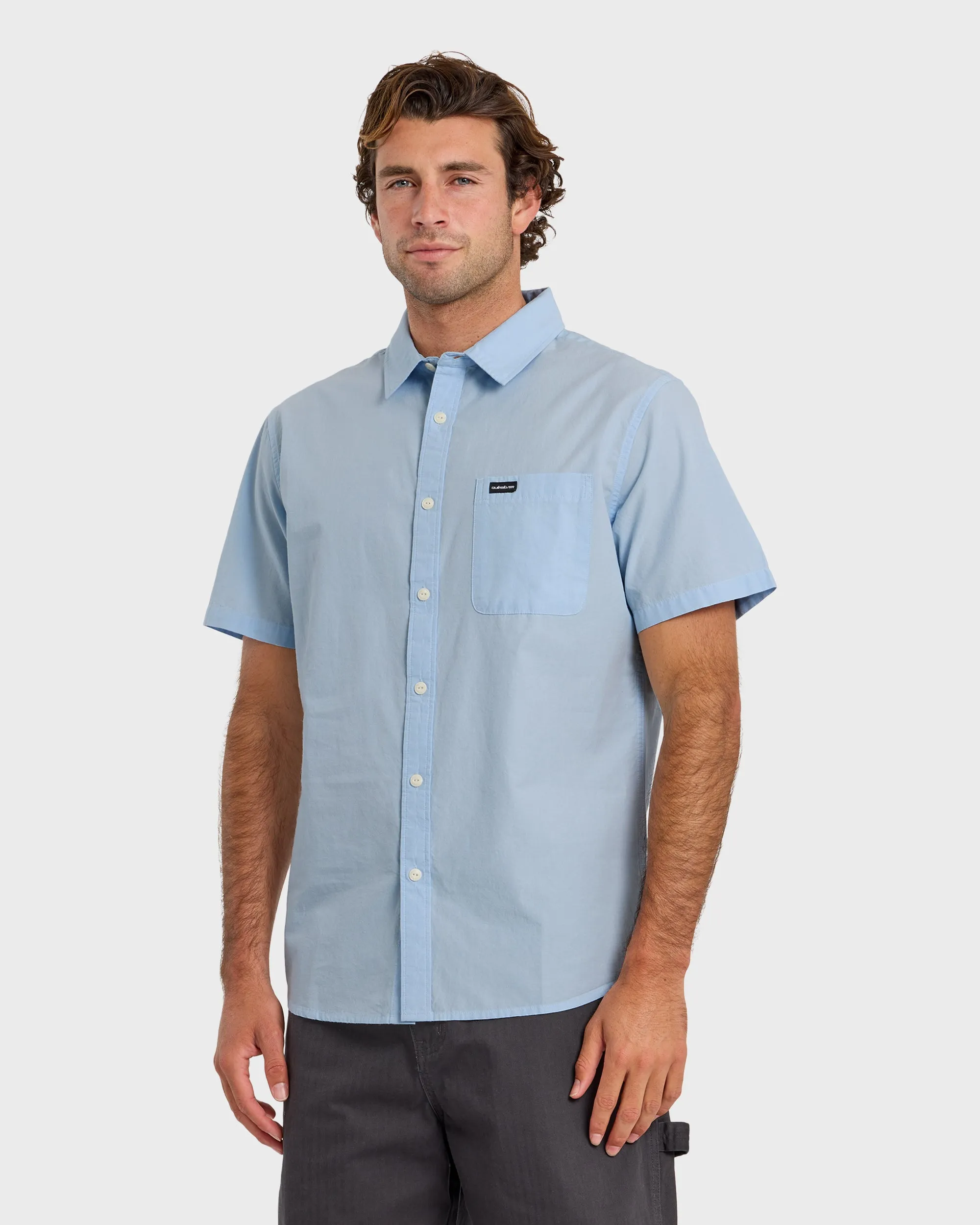 Shore Break Classic Short Sleeve Button-Up Shirt - Skyway sold by Quiksilver product image thumbnail 4
