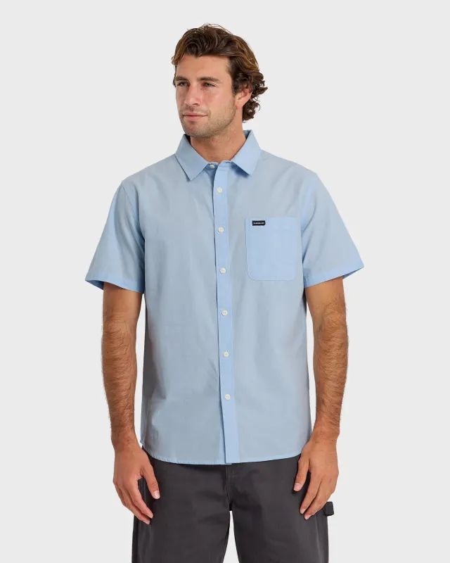 Shore Break Classic Short Sleeve Button-Up Shirt - Skyway sold by Quiksilver
