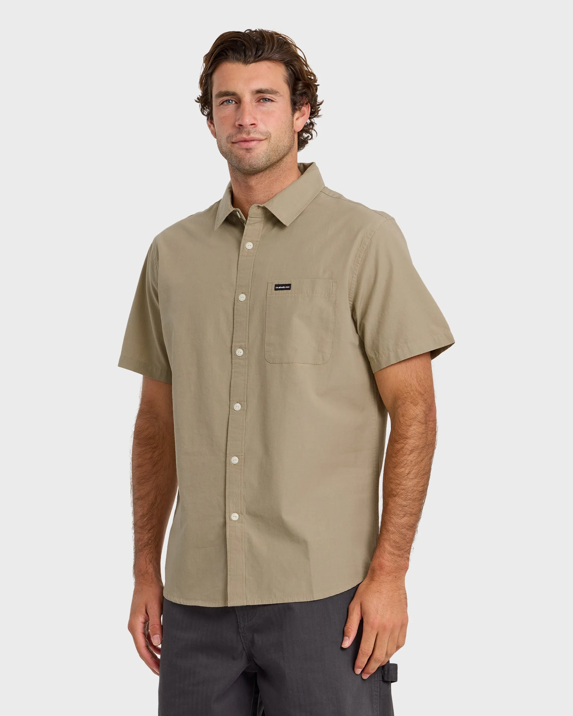 Shore Break Classic Short Sleeve Button-Up Shirt - Seneca Rock sold by Quiksilver product image thumbnail 4