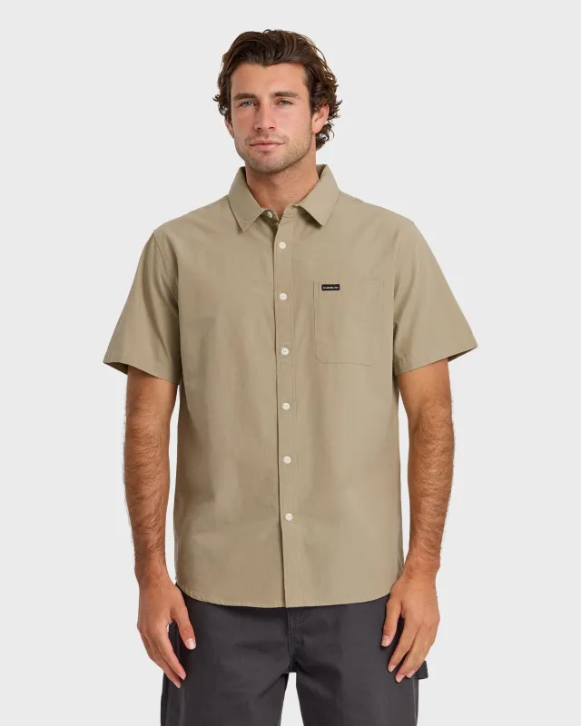 Shore Break Classic Short Sleeve Button-Up Shirt - Seneca Rock sold by Quiksilver