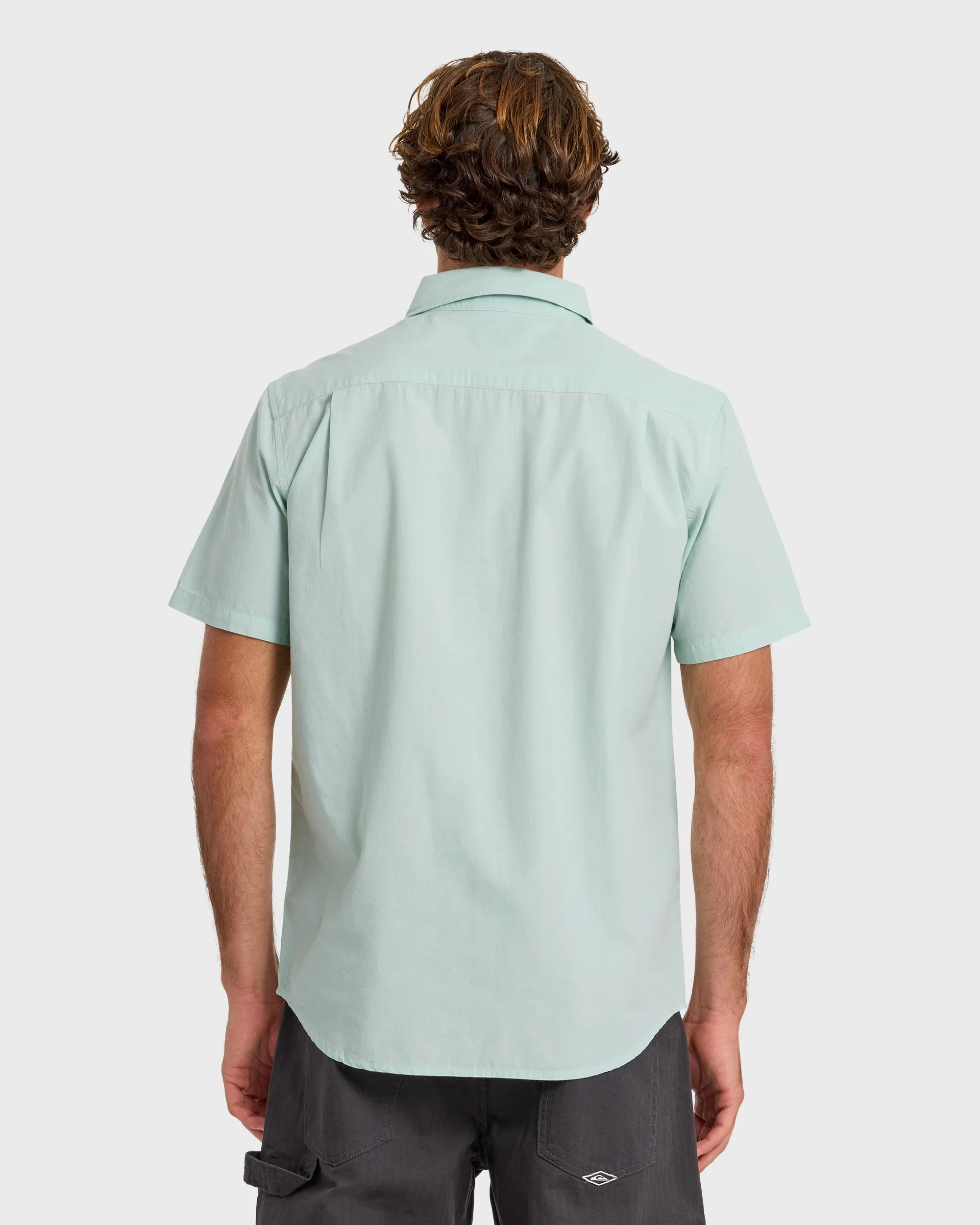 Shore Break Classic Short Sleeve Button-Up Shirt - Blue Haze sold by Quiksilver product image thumbnail 2