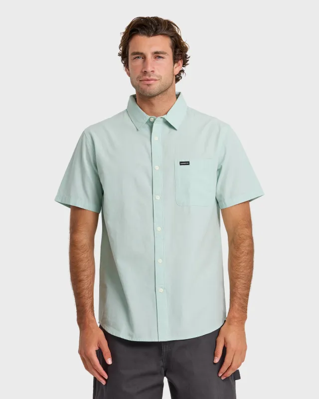 Shore Break Classic Short Sleeve Button-Up Shirt - Blue Haze made by Quiksilver