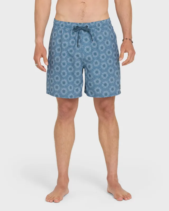 Ocean Mayhem 17" Swim Trunks - Dark Denim made by Quiksilver