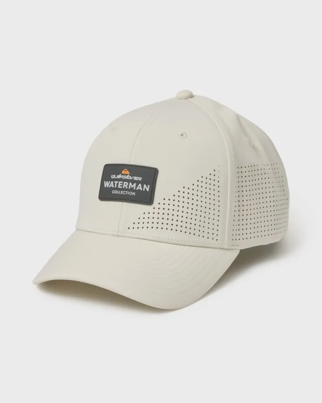 Perf Turf 2 Tech Fabric Snapback Hat - Bone White made by Quiksilver