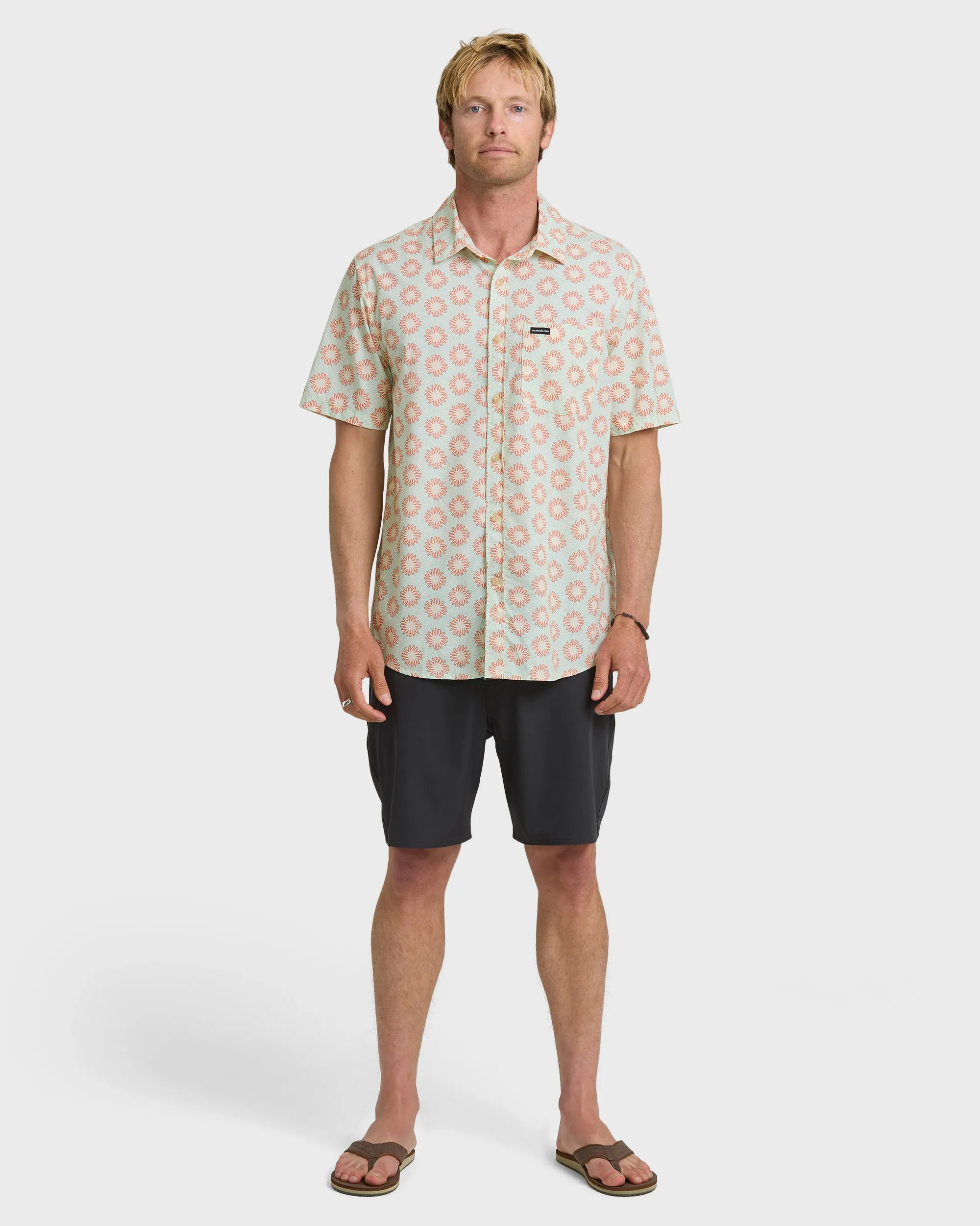 Ocean Mayhem Classic Short Sleeve Shirt - Bone White sold by Quiksilver product image thumbnail 3