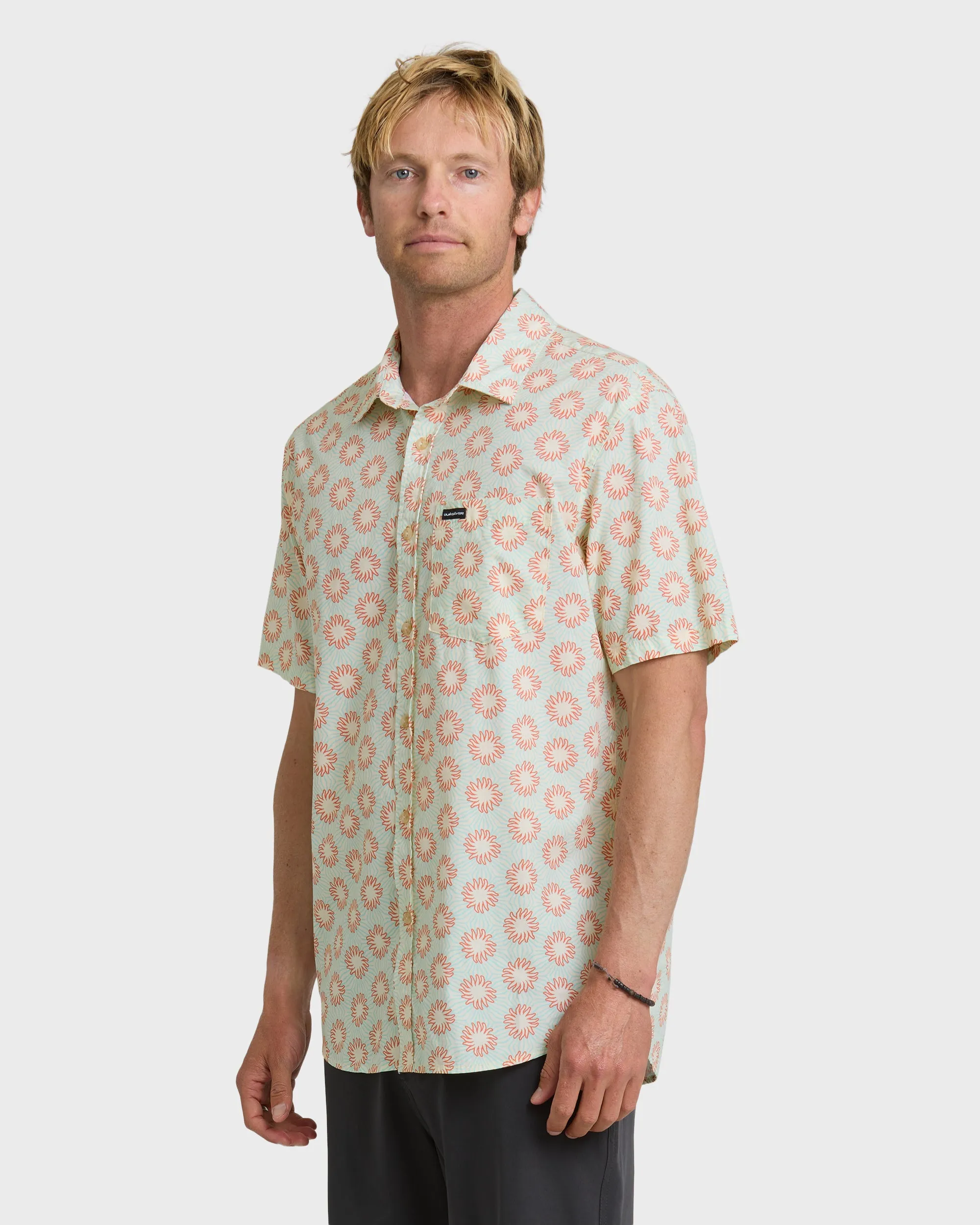Ocean Mayhem Classic Short Sleeve Shirt - Bone White sold by Quiksilver product image thumbnail 4