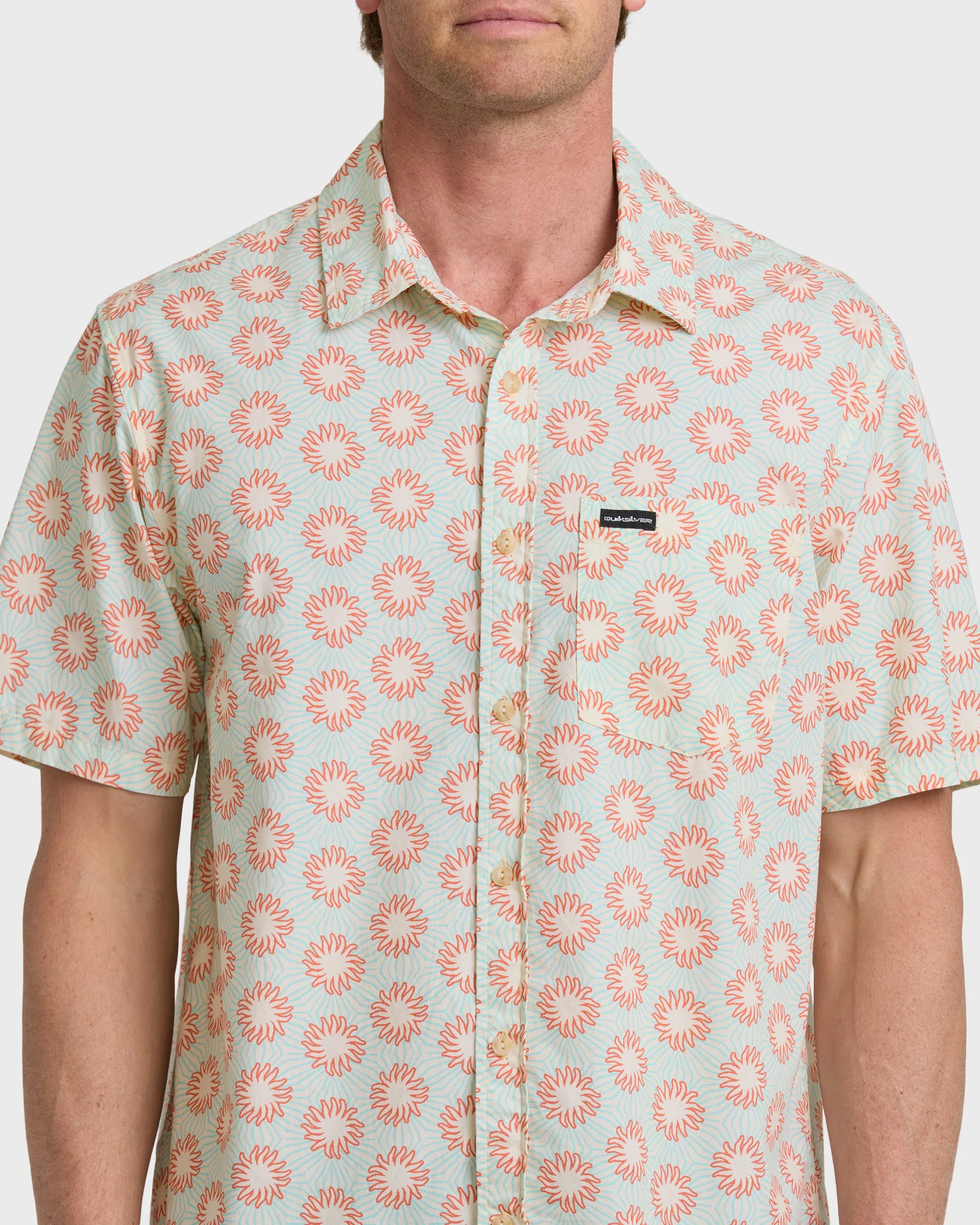 Ocean Mayhem Classic Short Sleeve Shirt - Bone White sold by Quiksilver product image thumbnail 5