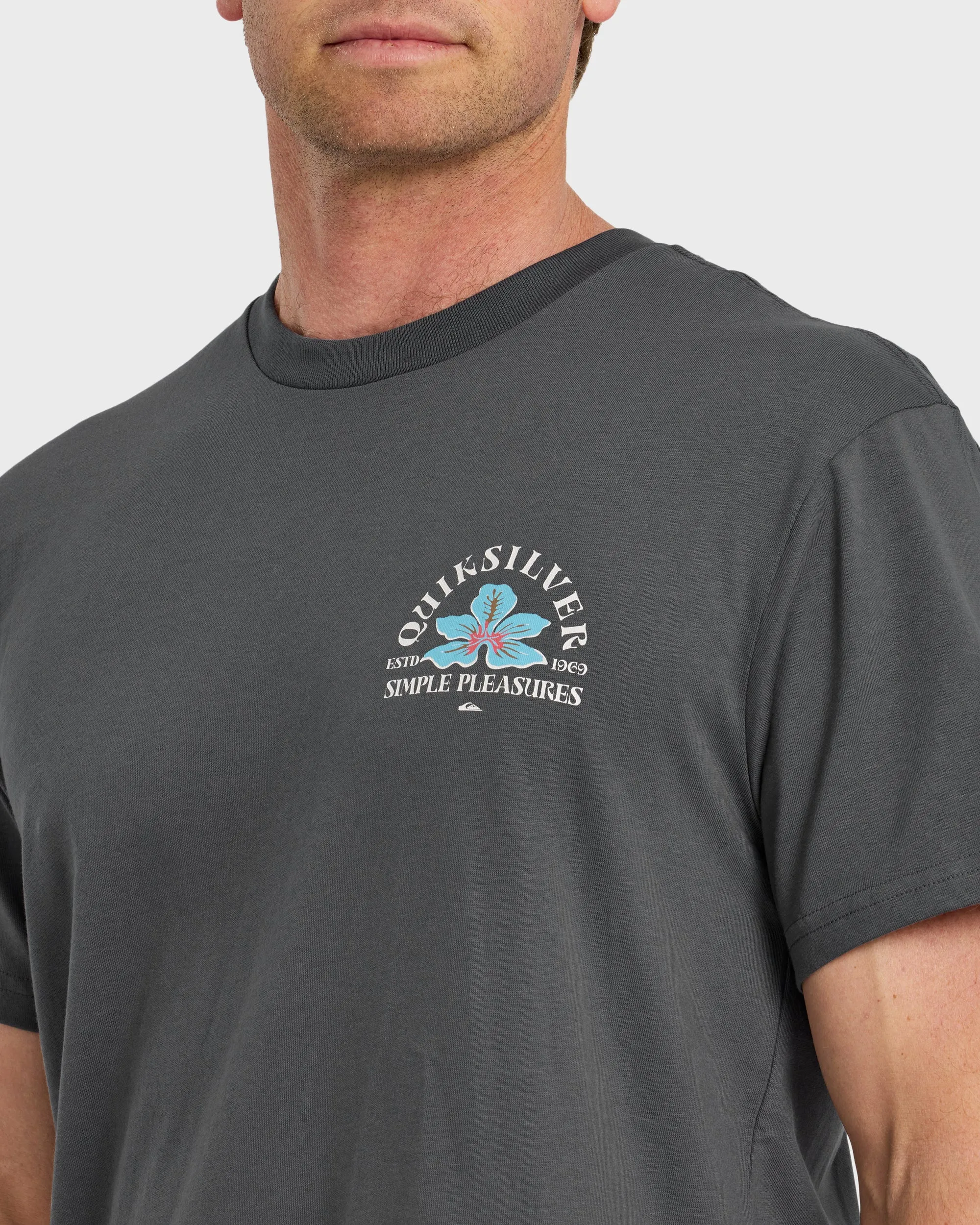 Pleasures Classic Short Sleeve T-Shirt - Iron Gate sold by Quiksilver product image thumbnail 5