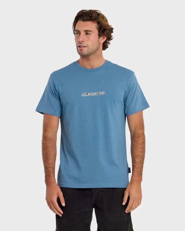 Omni Yin Short Sleeve T-Shirt - Riviera Heather sold by Quiksilver
