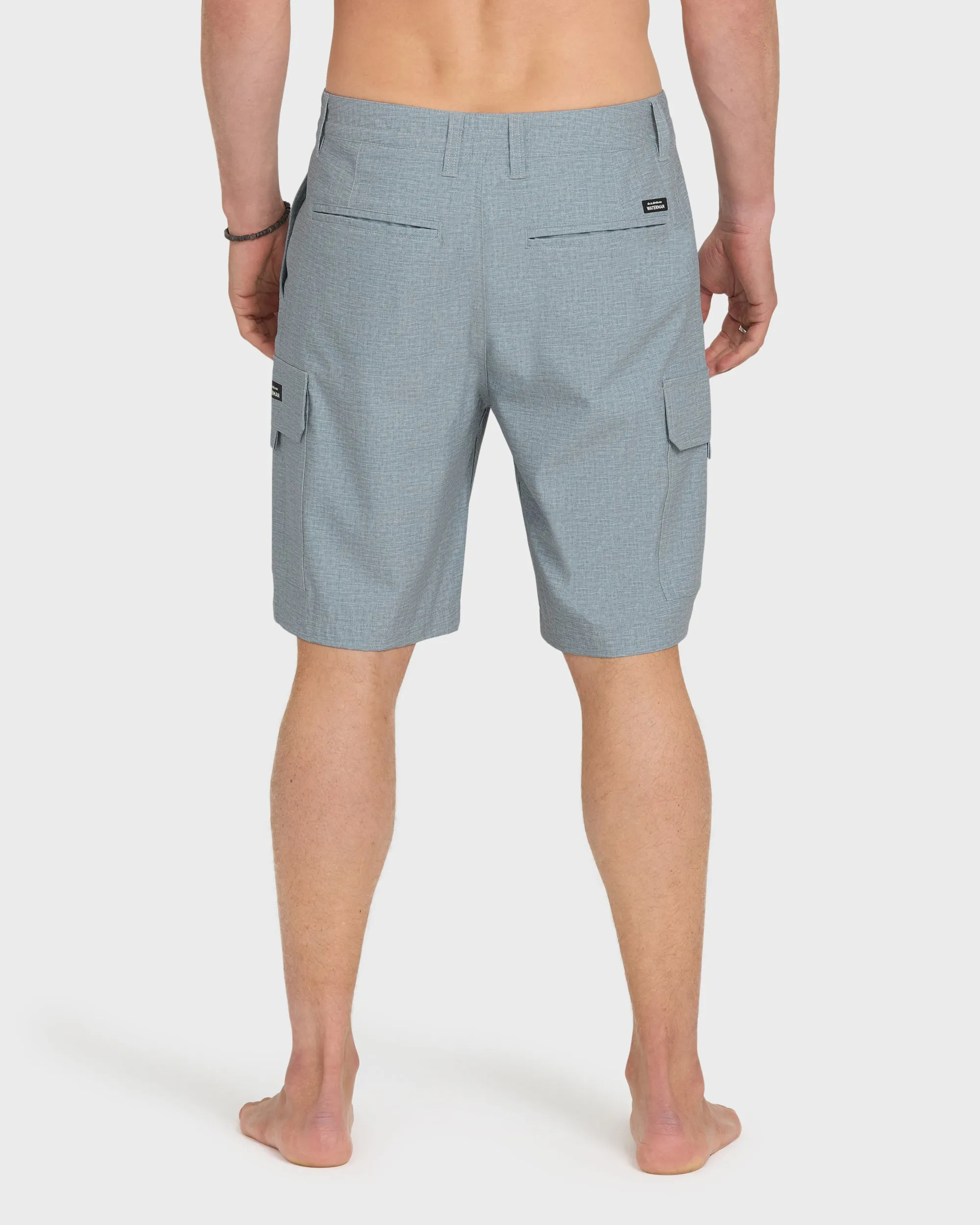 Legion Cargo 20" Amphibian Hybrid Shorts - Frost Gray Heather sold by Quiksilver product image thumbnail 2