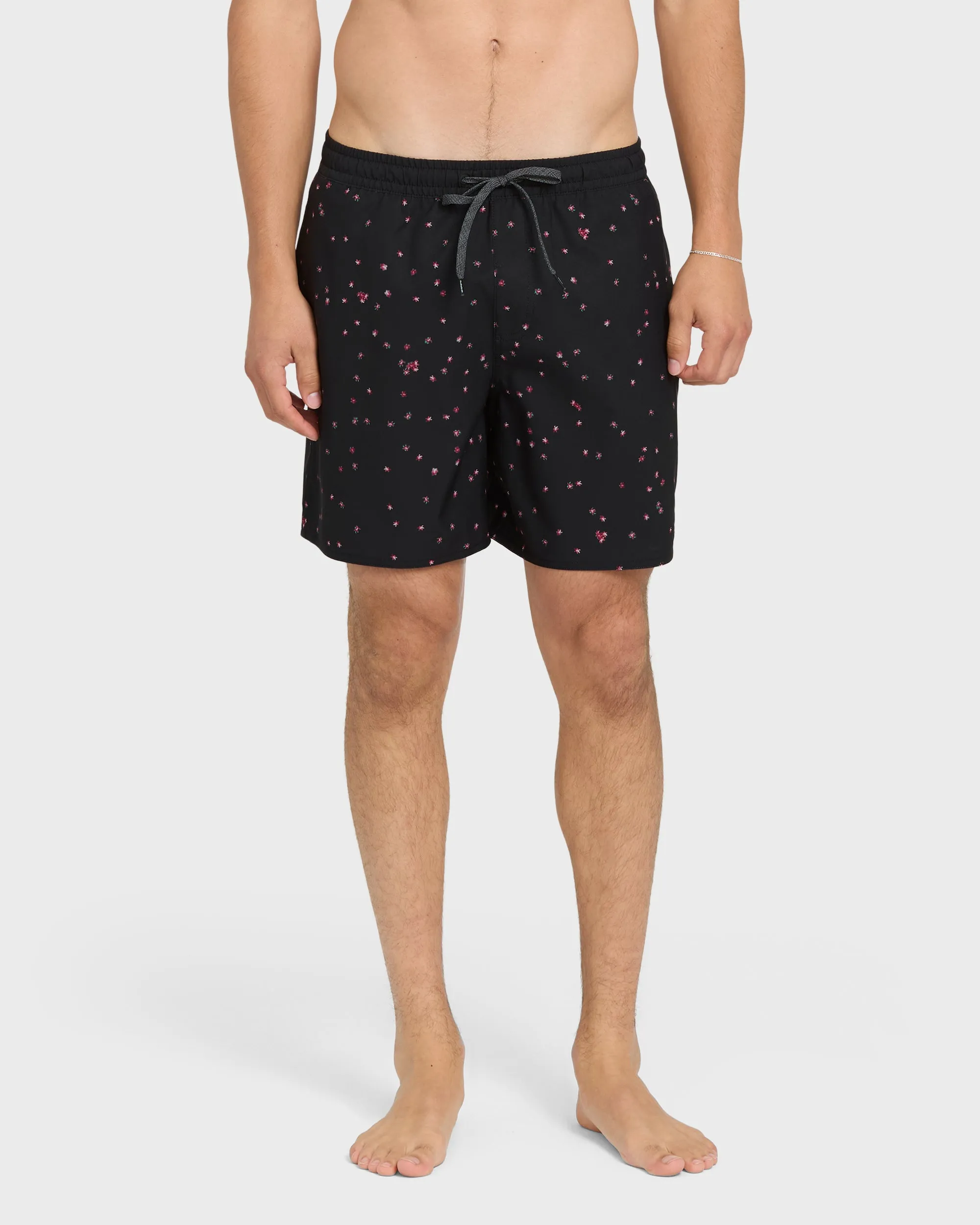Mix Volley 17" Swim Trunks - Black sold by Quiksilver