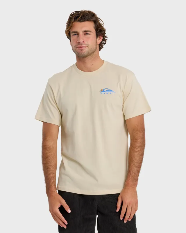 Hi Tube Time Classic Short Sleeve T-Shirt - Bone White made by Quiksilver