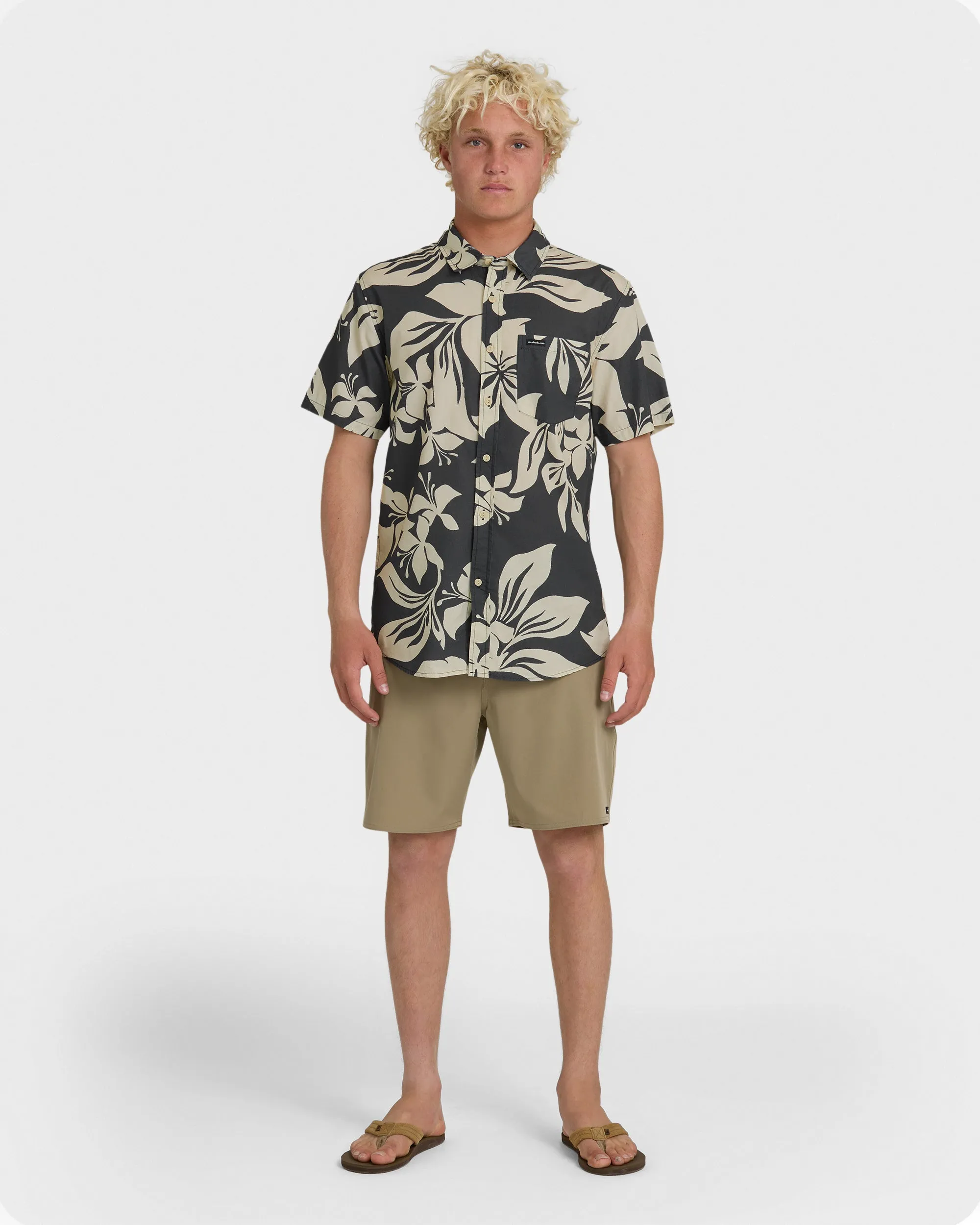 Kailua Classic Printed Short Sleeve Shirt - Iron Gate sold by Quiksilver product image thumbnail 3