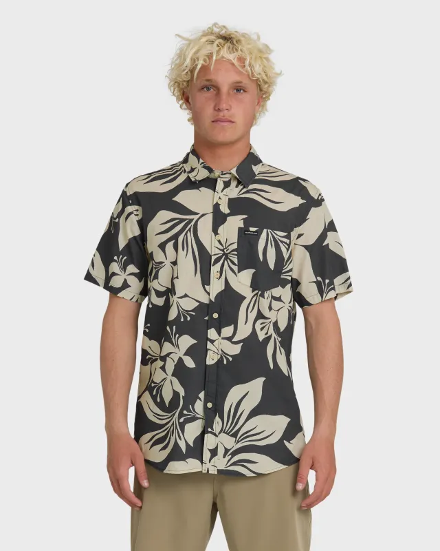 Kailua Classic Printed Short Sleeve Shirt - Iron Gate sold by Quiksilver