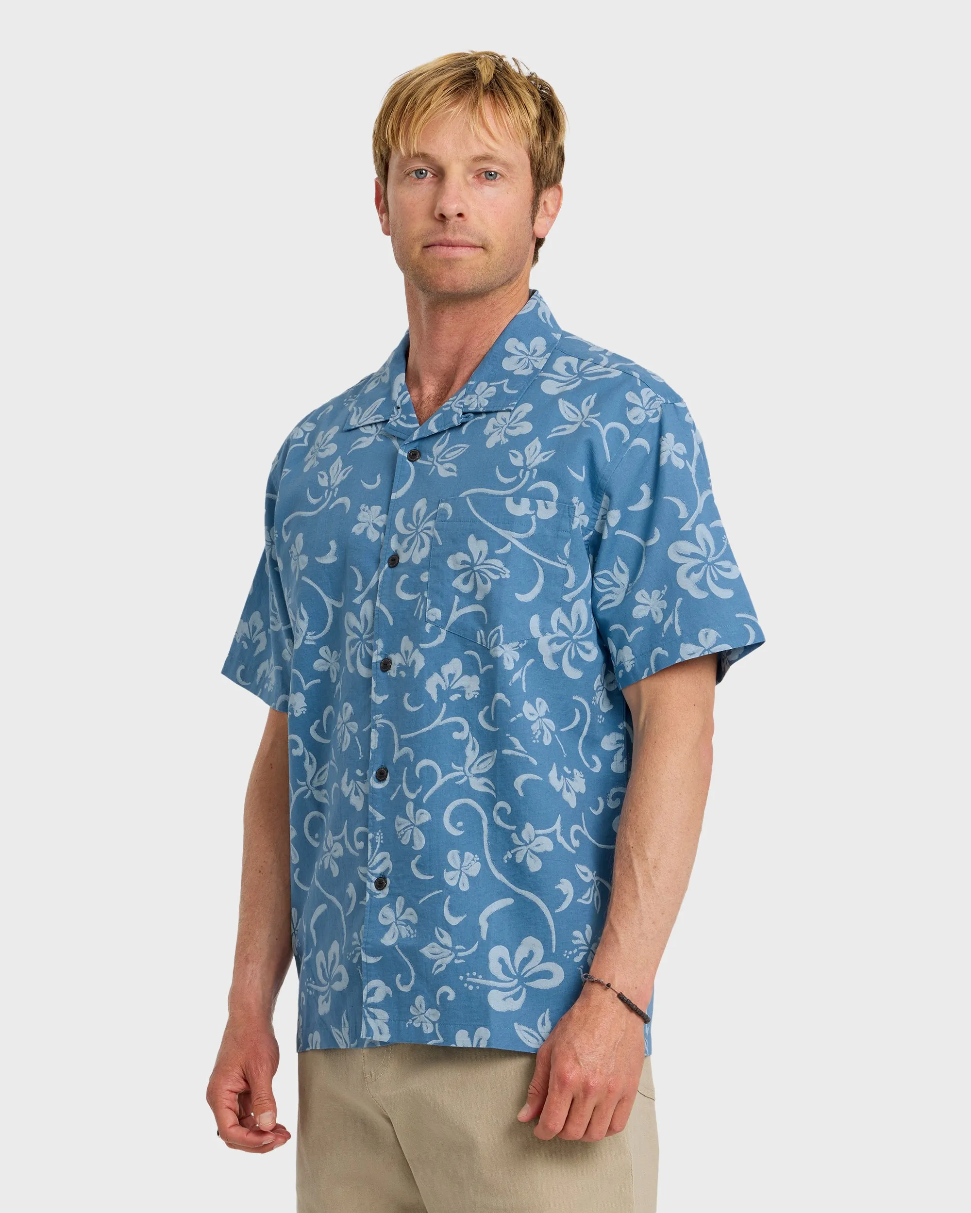 Lo-Biscus DNA Short Sleeve Camp Shirt - Riviera sold by Quiksilver product image thumbnail 4