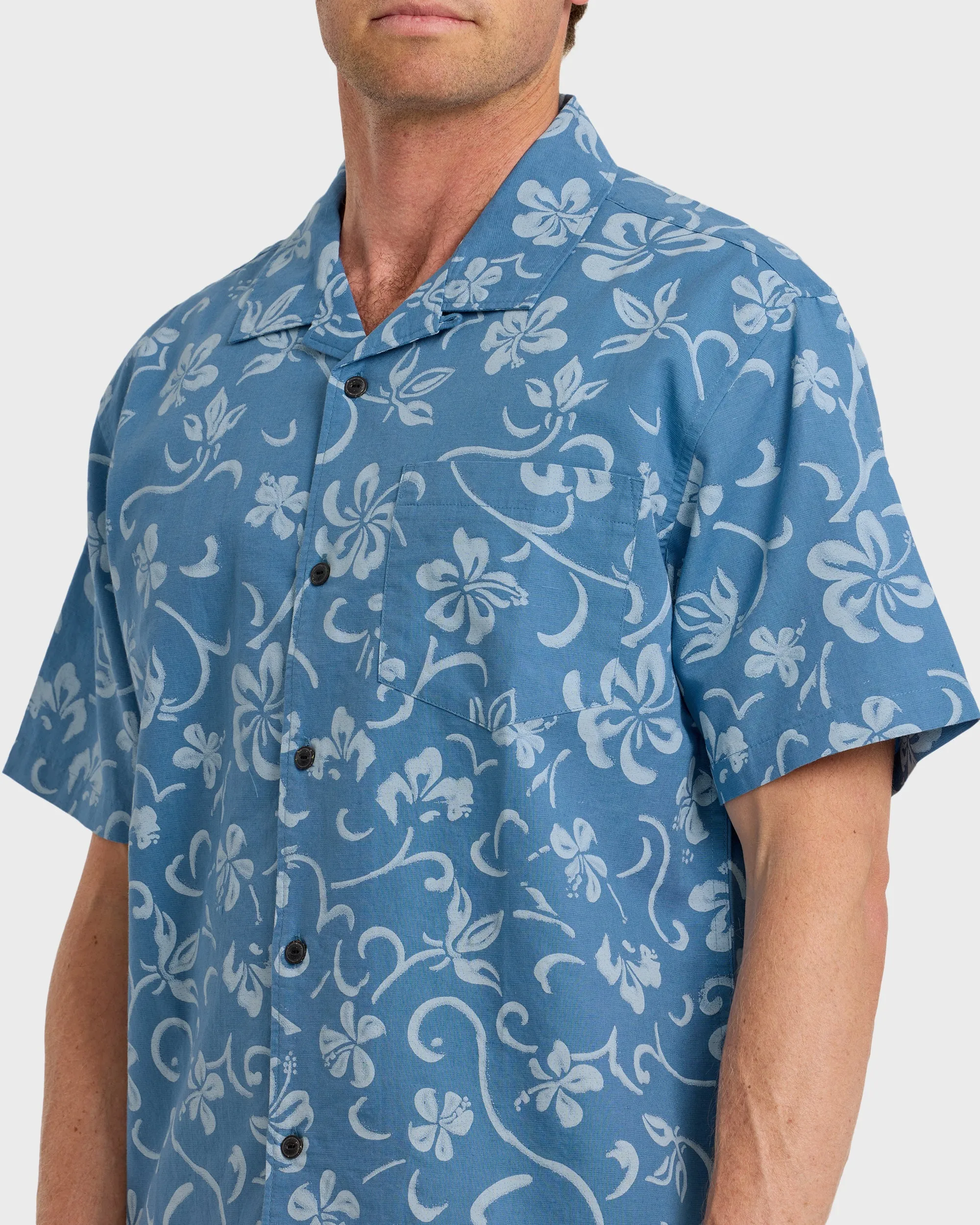 Lo-Biscus DNA Short Sleeve Camp Shirt - Riviera sold by Quiksilver product image thumbnail 5