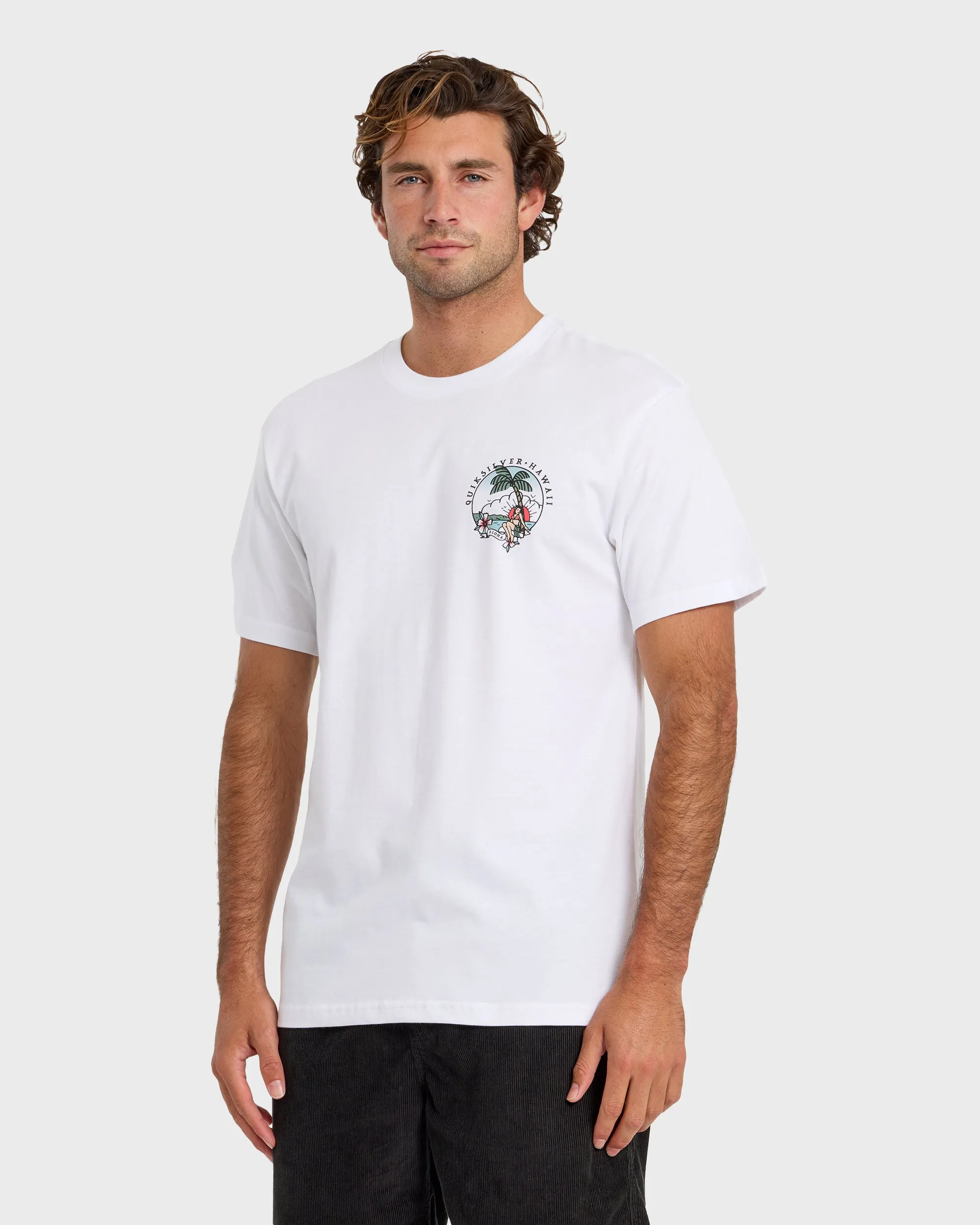 HI Hula Sunset T-Shirt - White sold by Quiksilver product image thumbnail 4