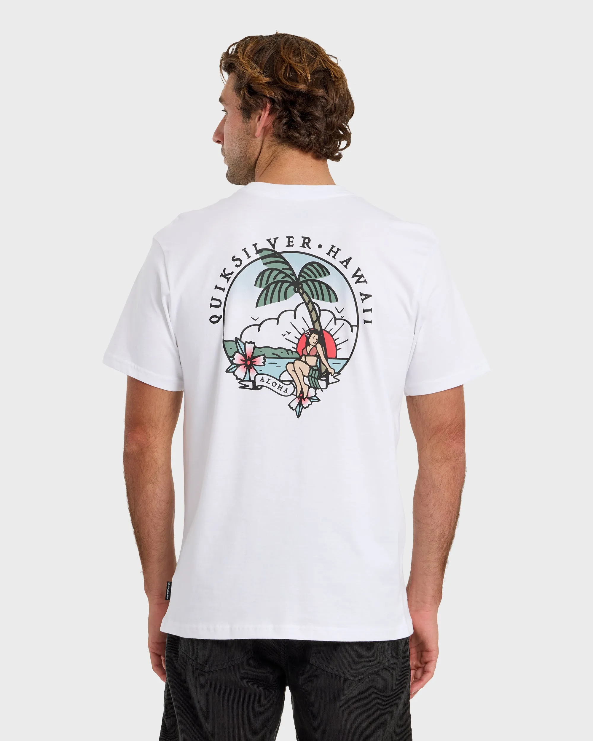 HI Hula Sunset T-Shirt - White sold by Quiksilver product image thumbnail 2