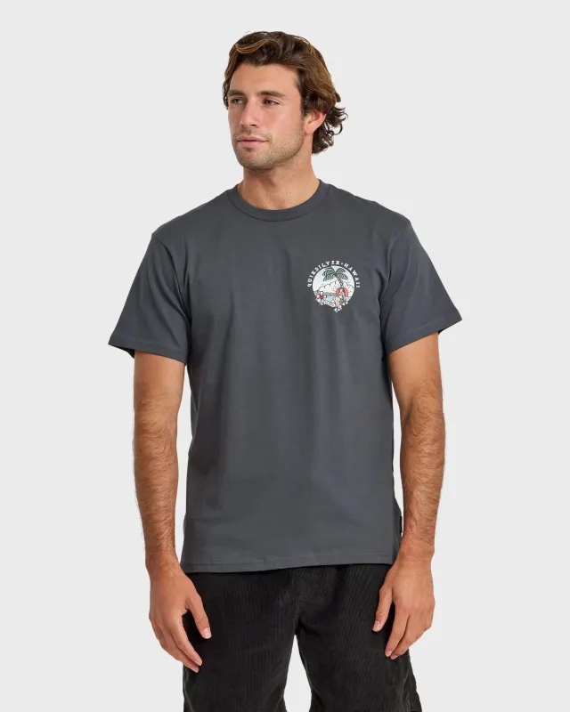 HI Hula Sunset T-Shirt - Iron Gate sold by Quiksilver
