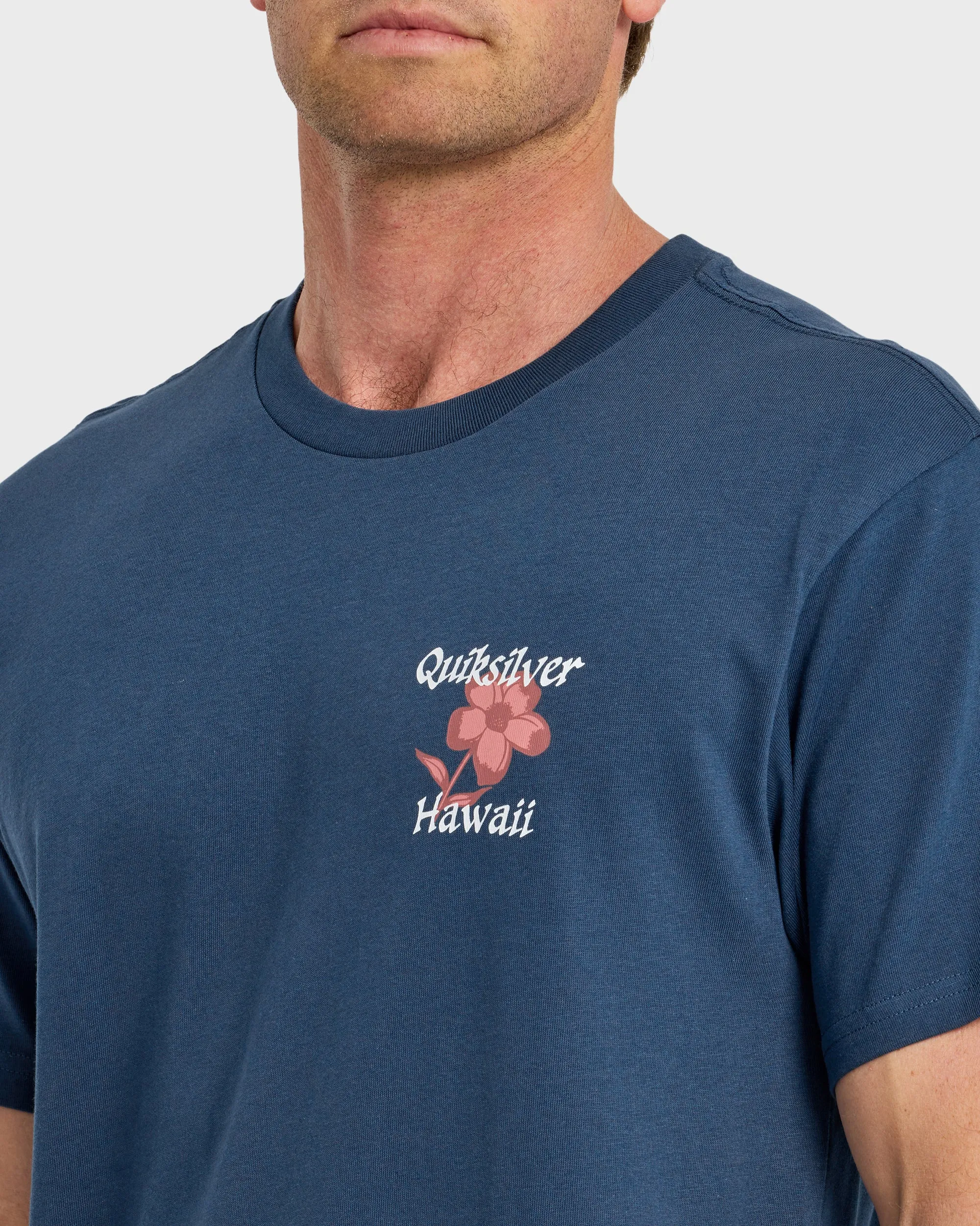 HI Floral Script Short Sleeve T-Shirt - Dark Denim sold by Quiksilver product image thumbnail 5