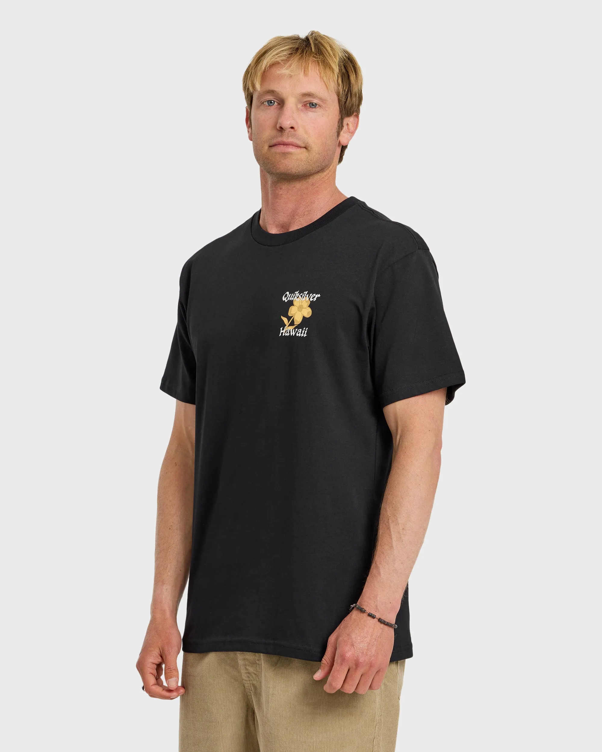 HI Floral Script Short Sleeve T-Shirt - Black sold by Quiksilver product image thumbnail 4