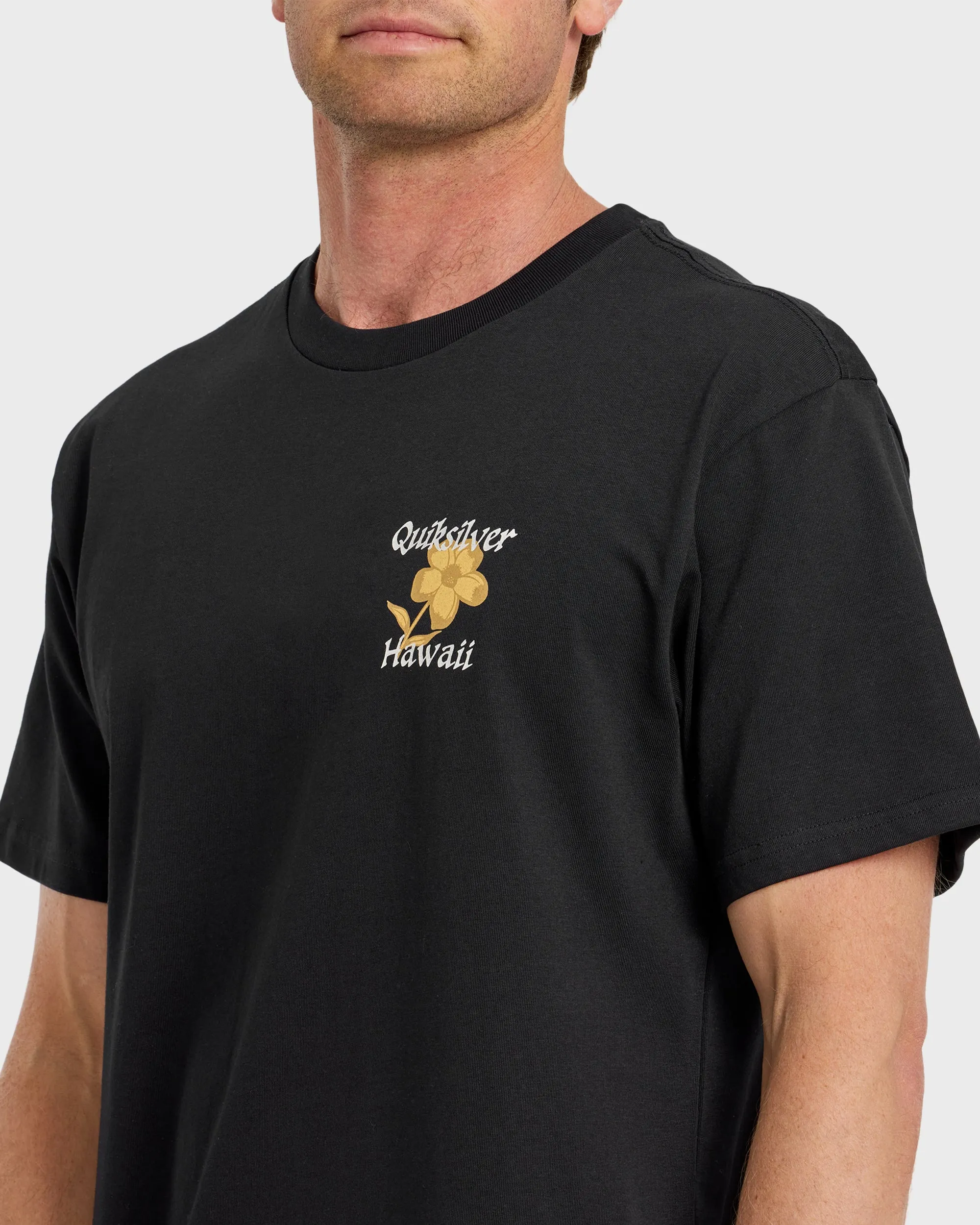 HI Floral Script Short Sleeve T-Shirt - Black sold by Quiksilver product image thumbnail 5