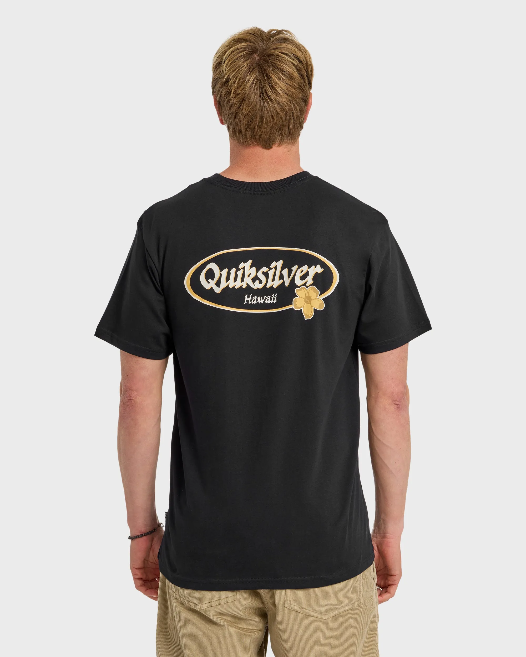 HI Floral Script Short Sleeve T-Shirt - Black sold by Quiksilver product image thumbnail 2