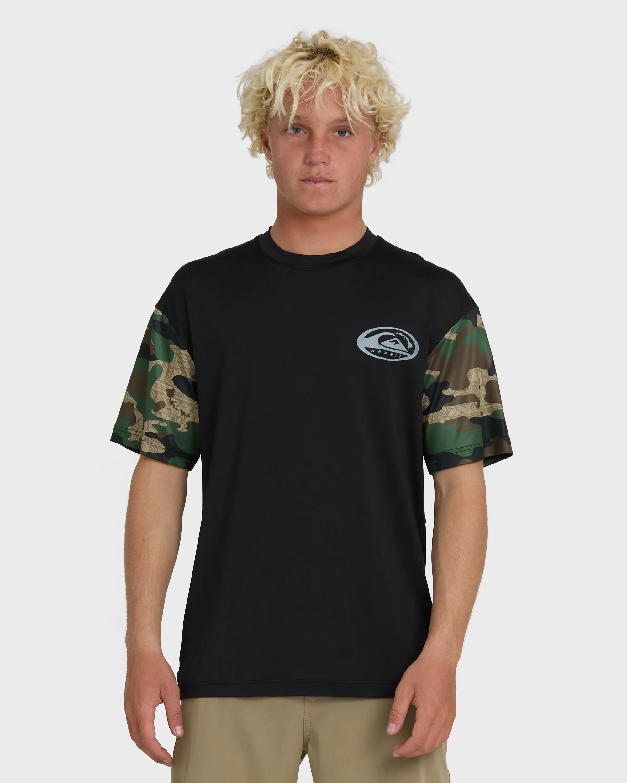 HI Everyday UPF 50 Short Sleeve Surf Shirt - Camo sold by Quiksilver