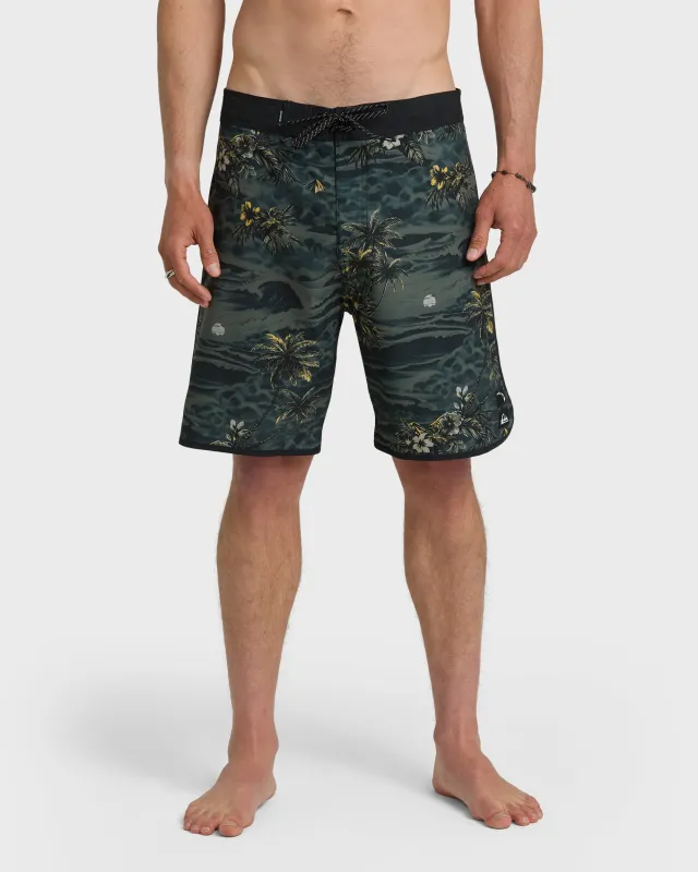 Hi Sundown Scallop 19" Boardshorts - Black sold by Quiksilver