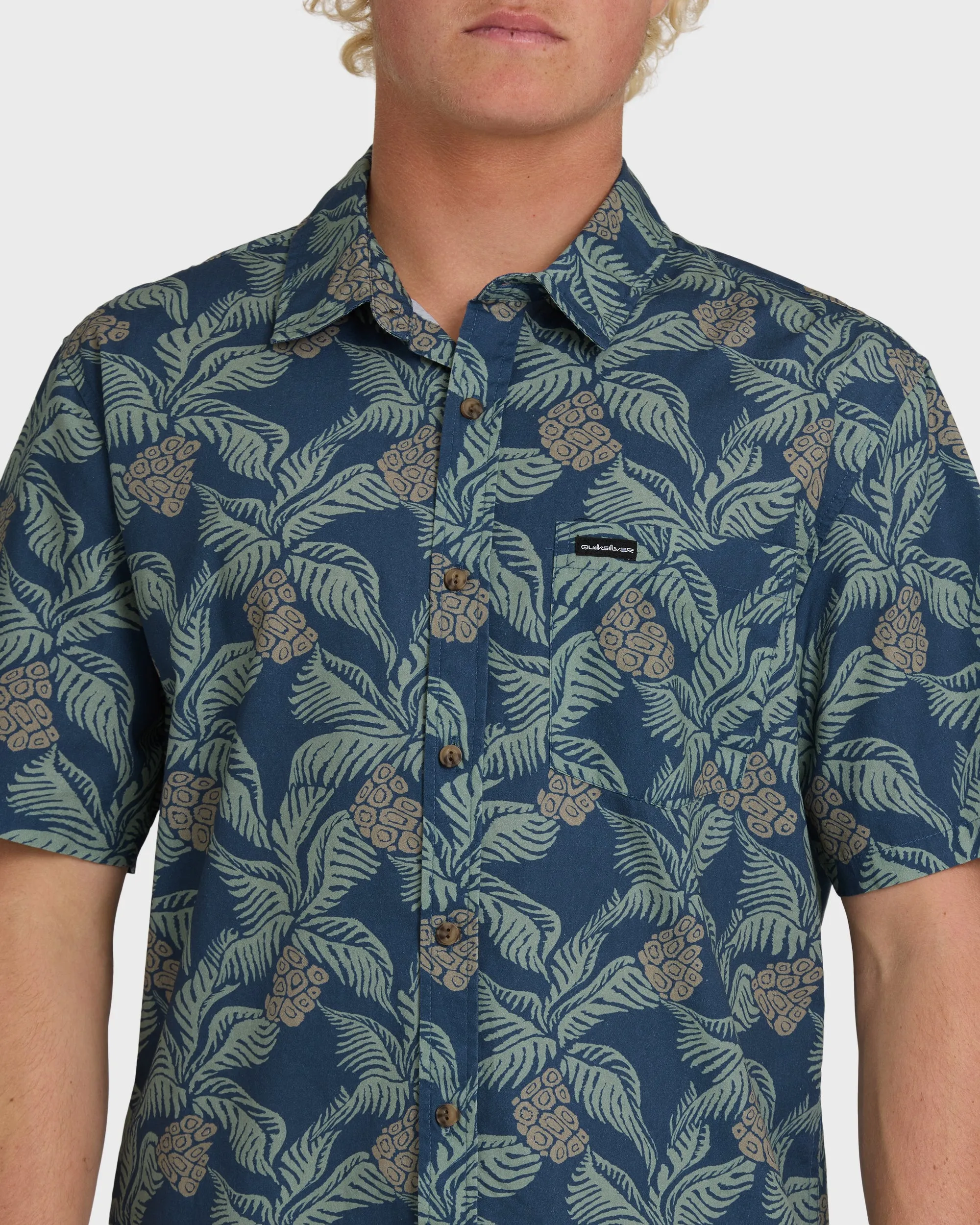 Hala Classic Short Sleeve Shirt - Dark Denim sold by Quiksilver product image thumbnail 5