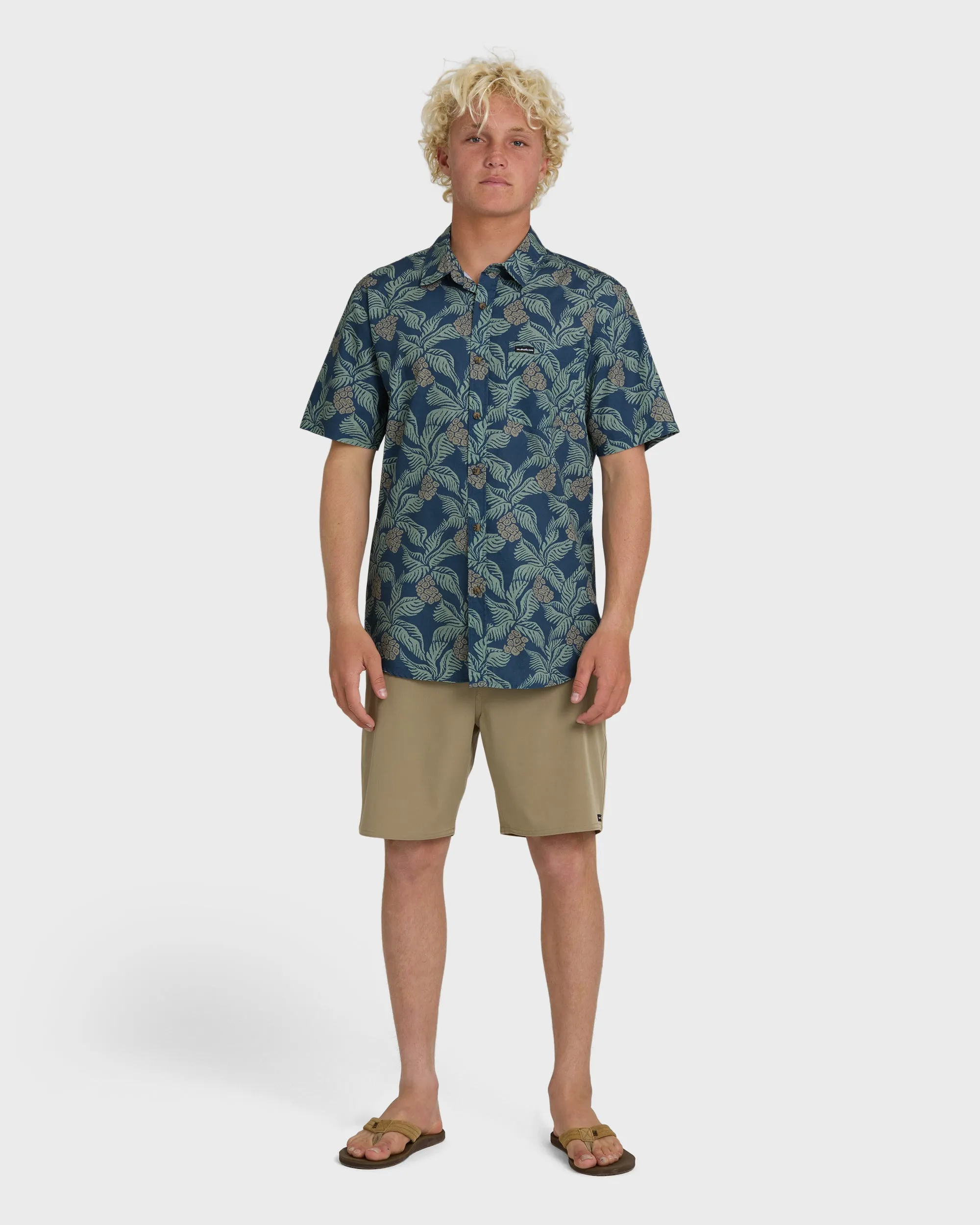 Hala Classic Short Sleeve Shirt - Dark Denim sold by Quiksilver product image thumbnail 3