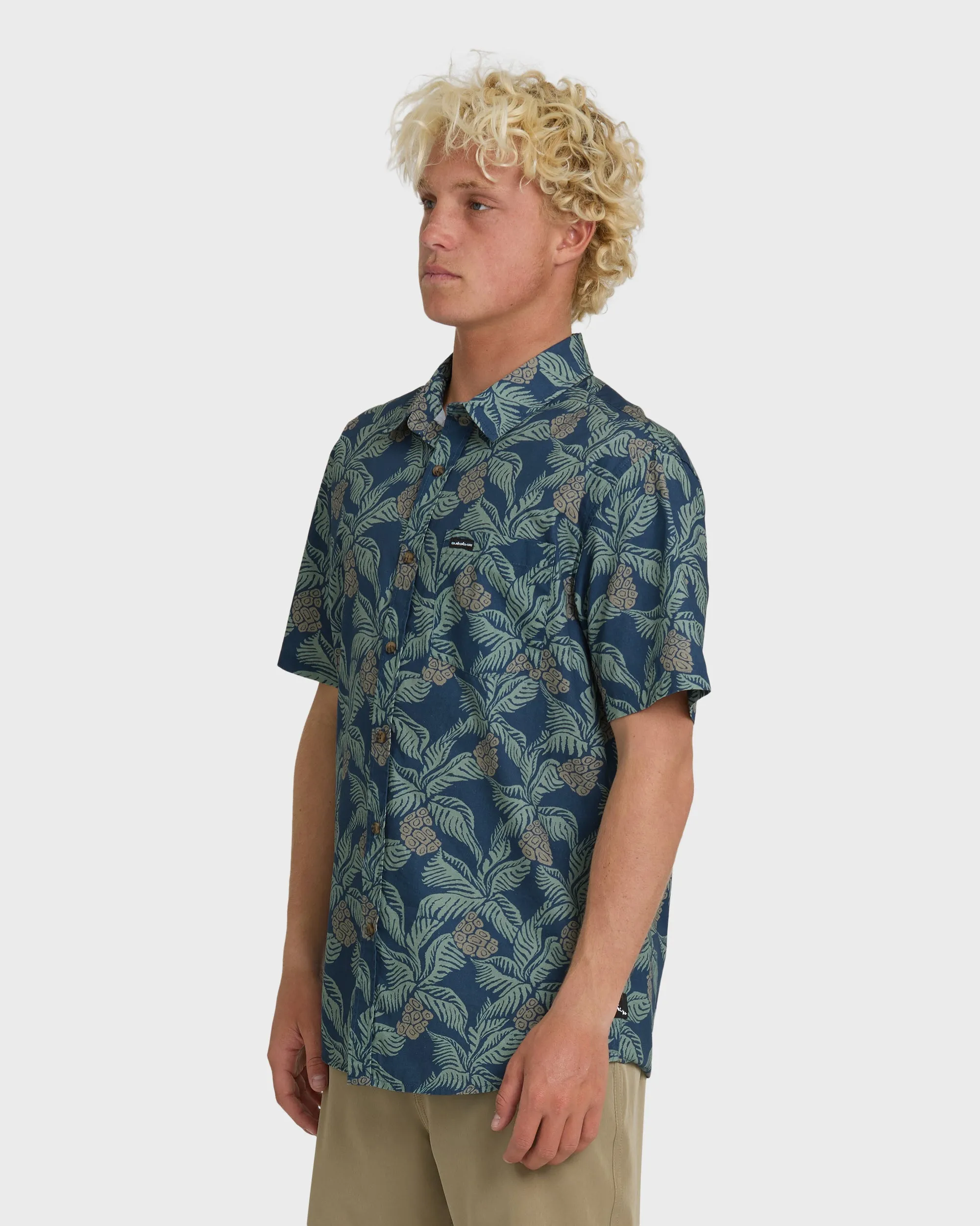 Hala Classic Short Sleeve Shirt - Dark Denim sold by Quiksilver product image thumbnail 4