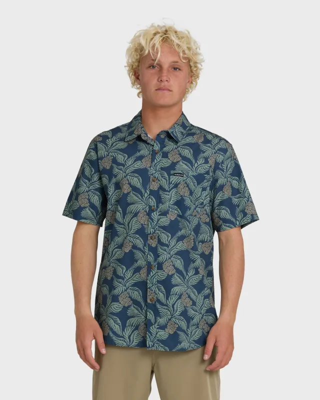 Hala Classic Short Sleeve Shirt - Dark Denim sold by Quiksilver