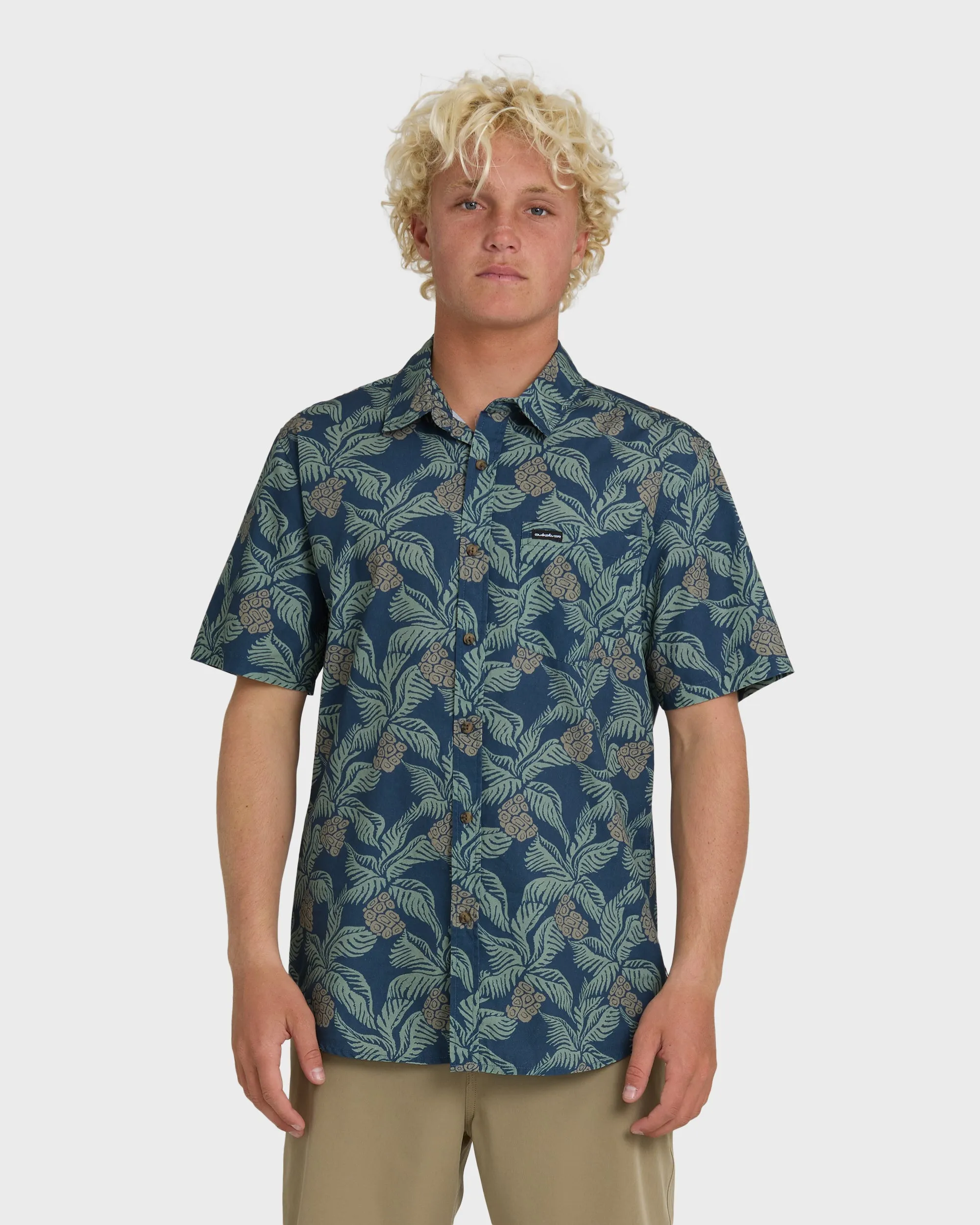 Hala Classic Short Sleeve Shirt - Dark Denim sold by Quiksilver