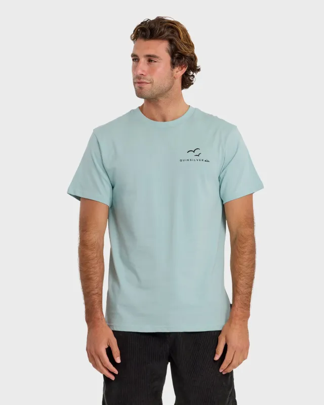 Happy Trails Short Sleeve T-Shirt - Blue Haze sold by Quiksilver