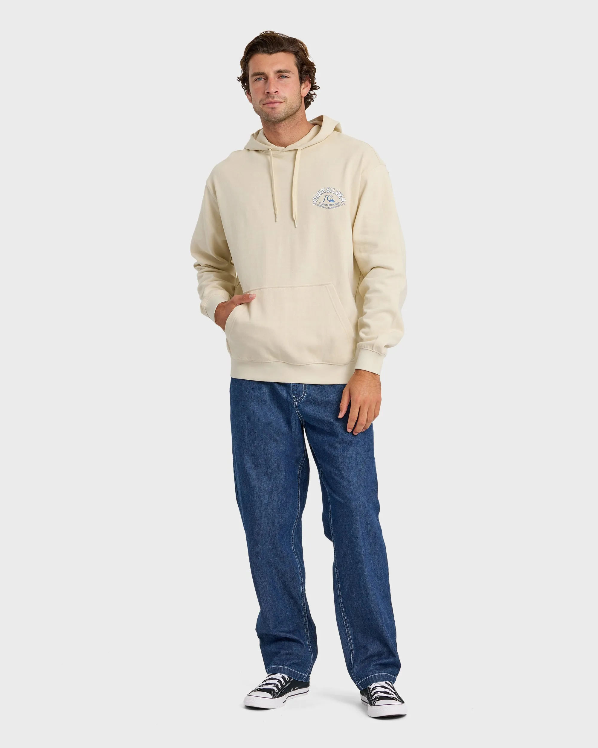 Graphic Pullover Hoodie - Bone White sold by Quiksilver product image thumbnail 3