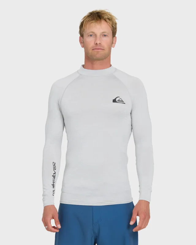 Everyday UPF 50 Long Sleeve Rashguard - Light Grey Hth sold by Quiksilver