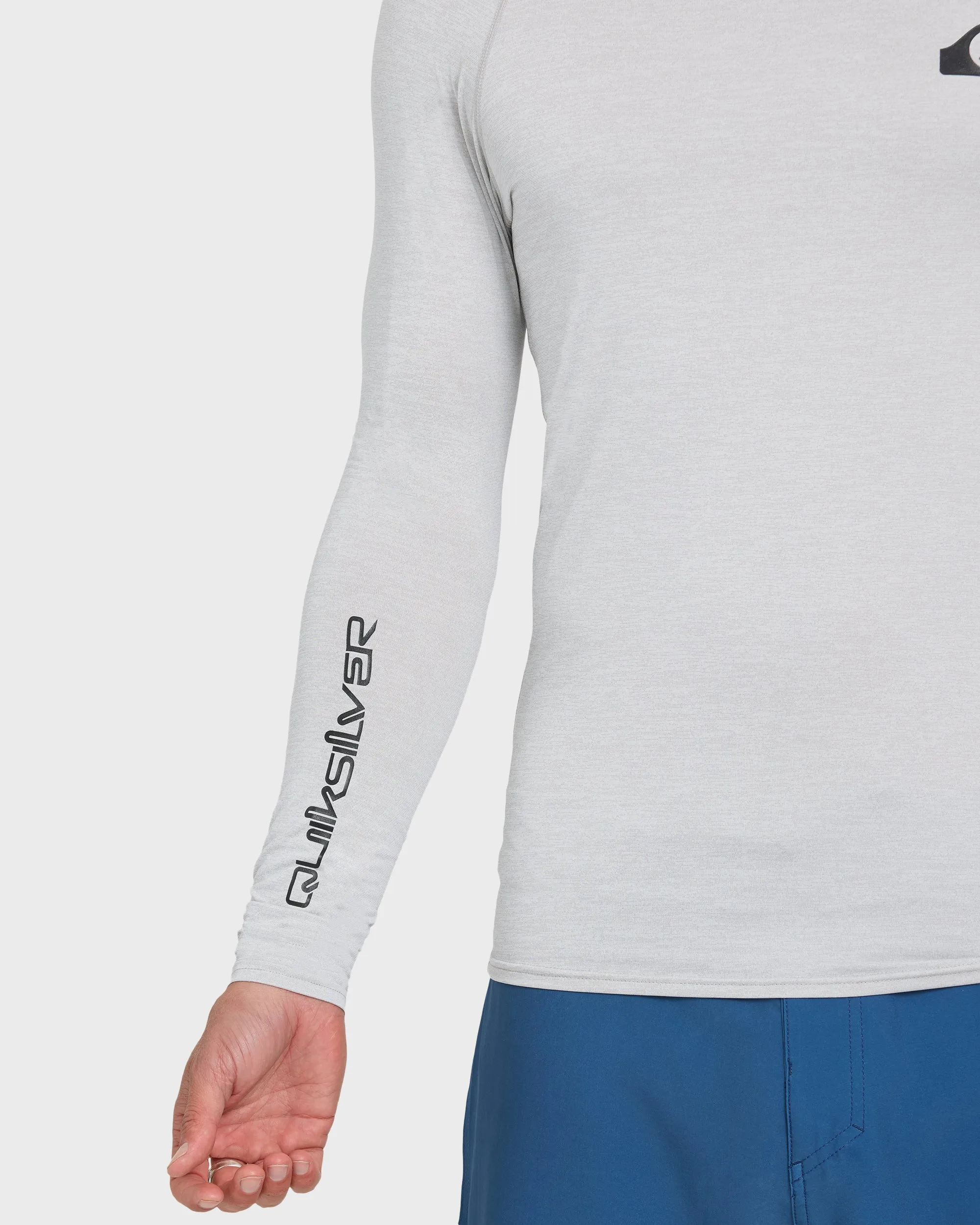Everyday UPF 50 Long Sleeve Rashguard - Light Grey Hth sold by Quiksilver product image thumbnail 5