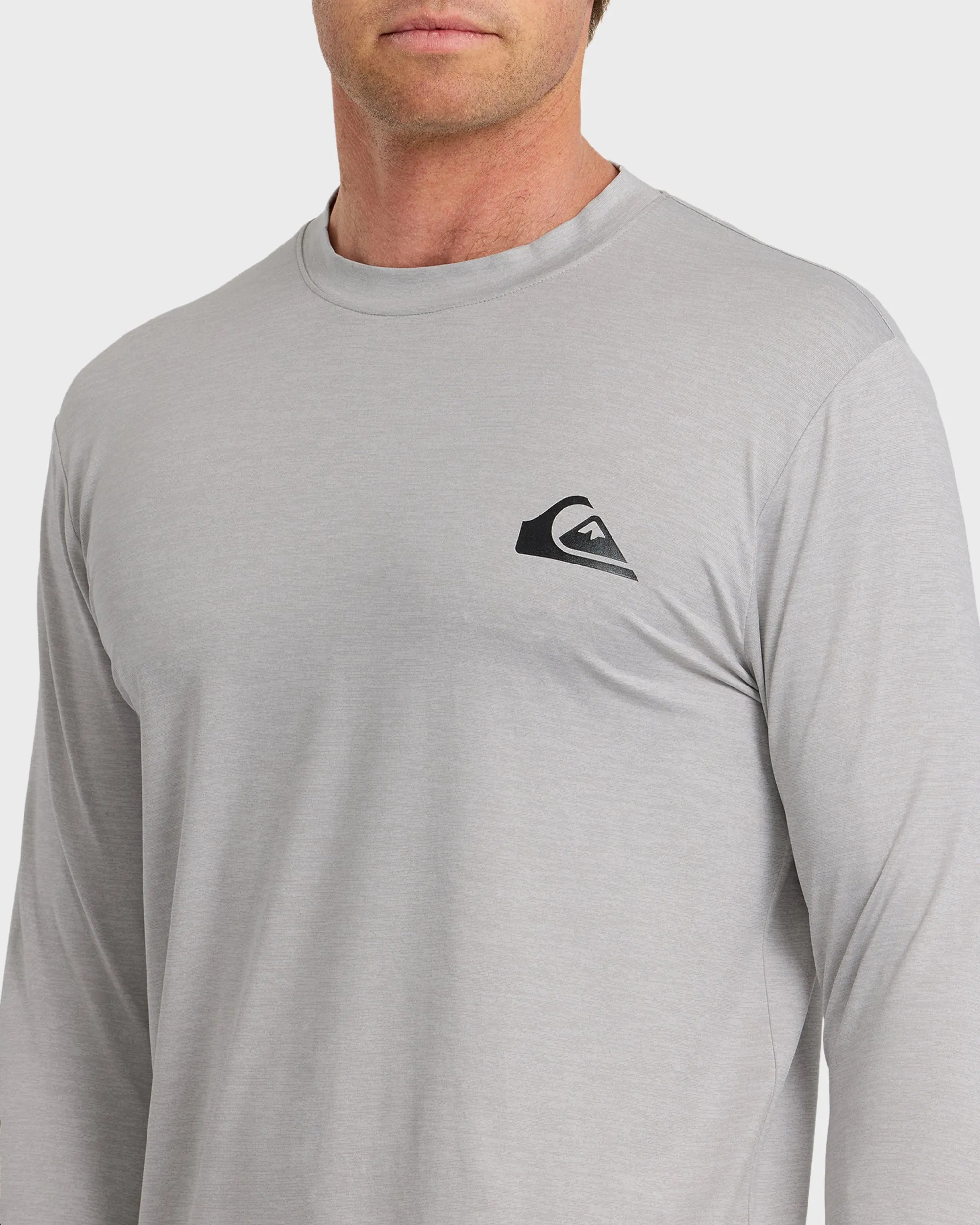 Everyday Long Sleeve Surf Tee - Light Grey Hth sold by Quiksilver product image thumbnail 5