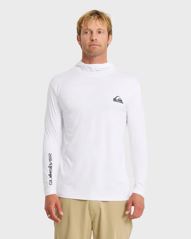 Everyday Hooded UPF 50 Long Sleeve Surf Shirt - White sold by Quiksilver