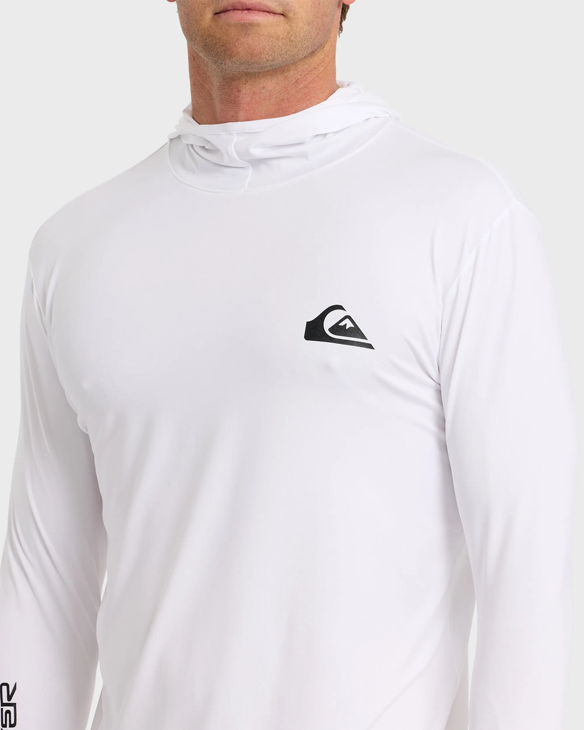 Everyday Hooded UPF 50 Long Sleeve Surf Shirt - White sold by Quiksilver product image thumbnail 5