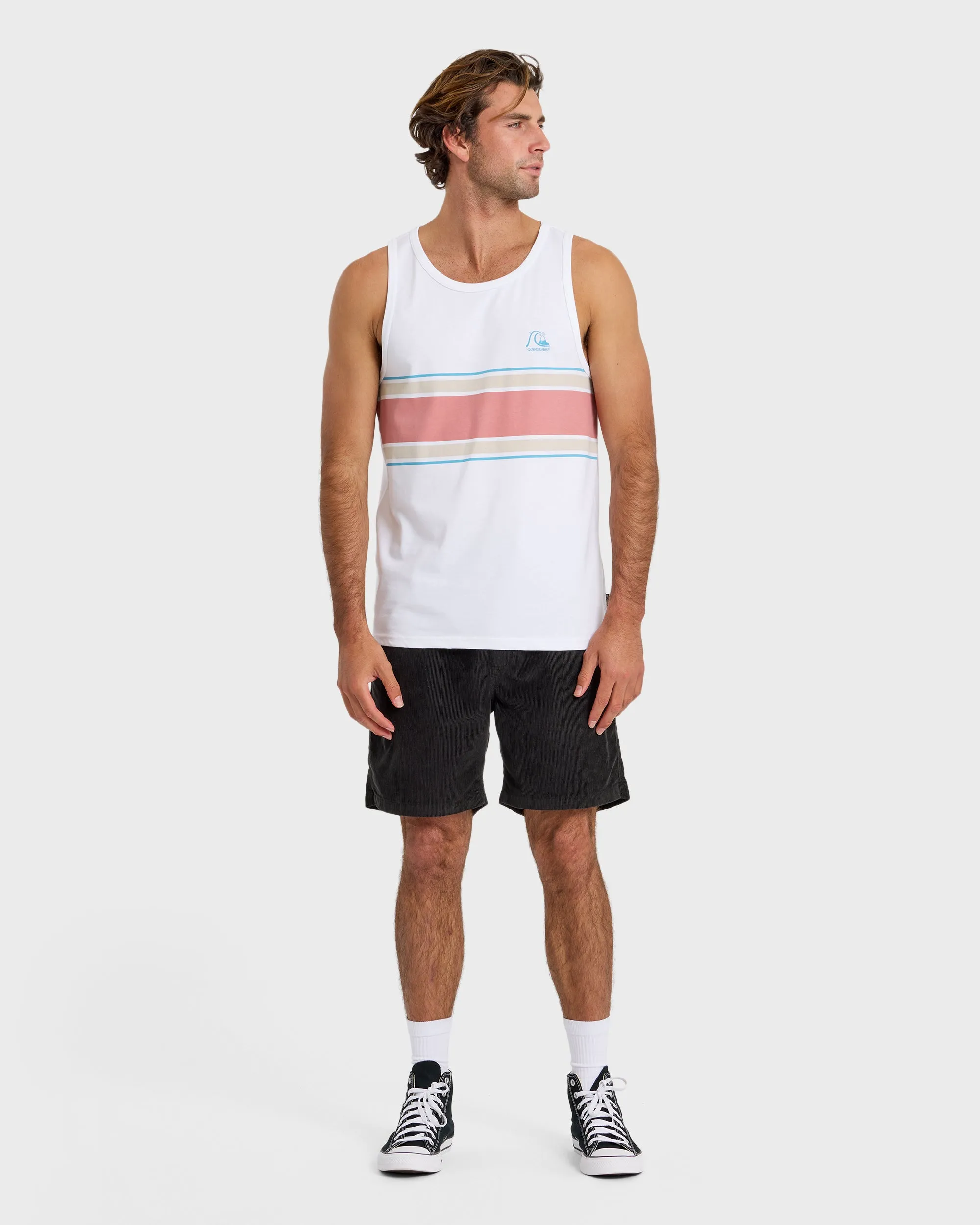 Floater Stripe Tank - White sold by Quiksilver product image thumbnail 3