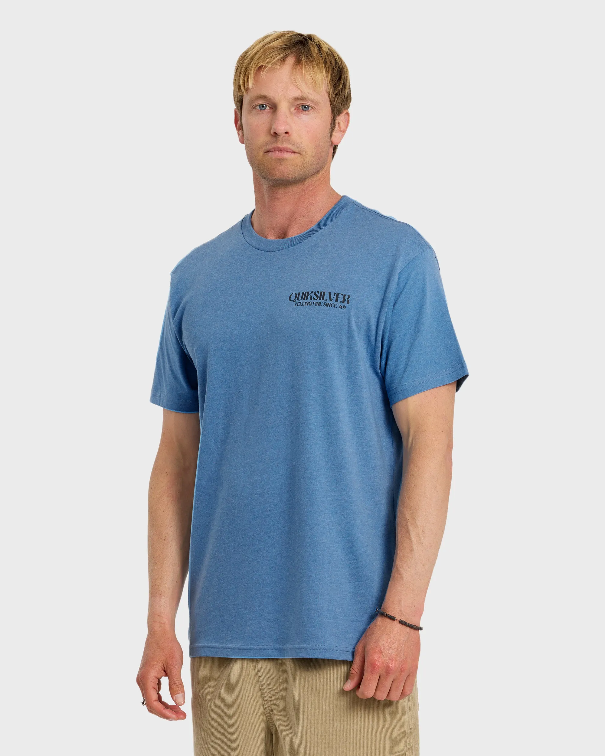 Free Flow Short Sleeve T-Shirt - Riviera Heather sold by Quiksilver product image thumbnail 4
