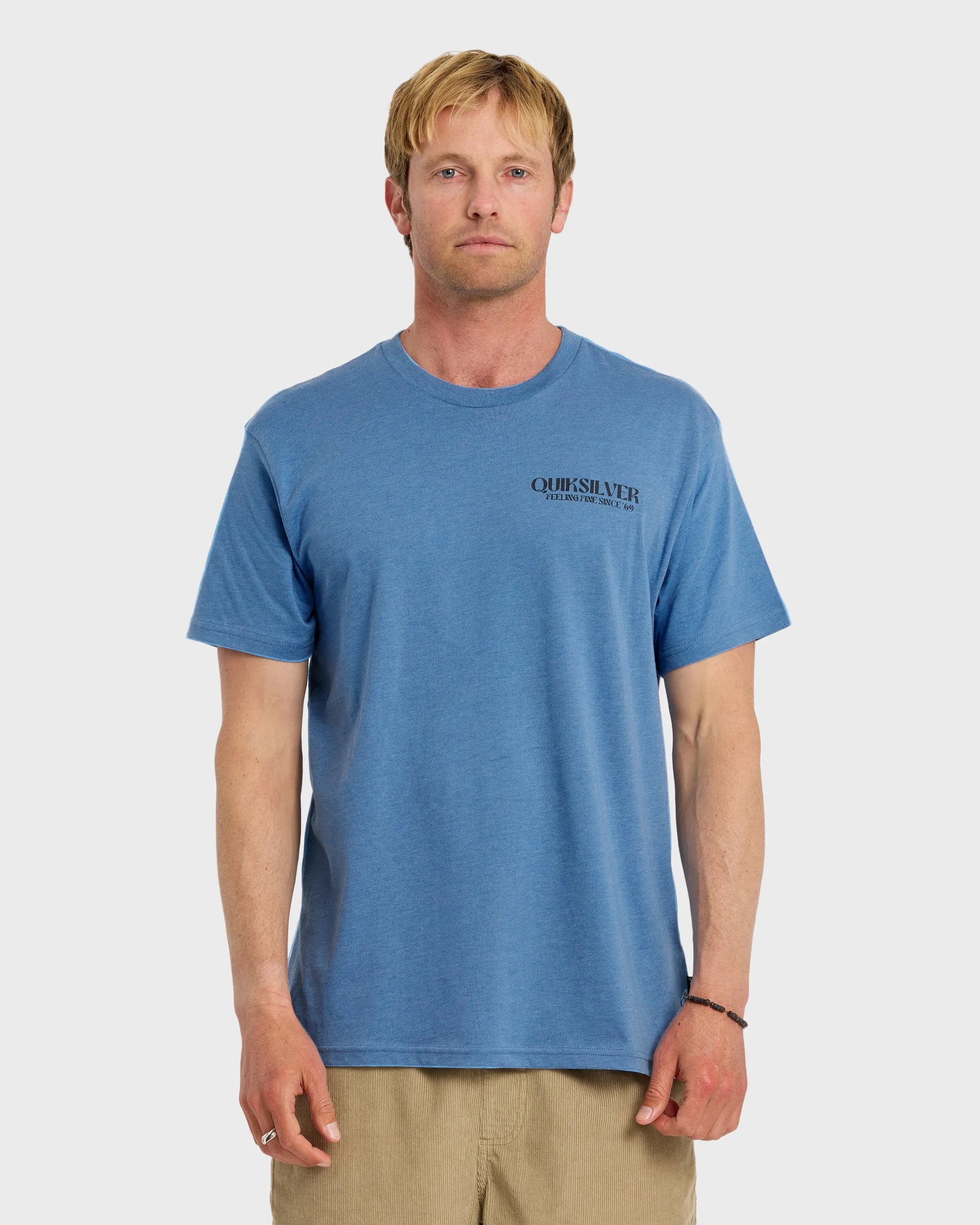 Free Flow Short Sleeve T-Shirt - Riviera Heather sold by Quiksilver