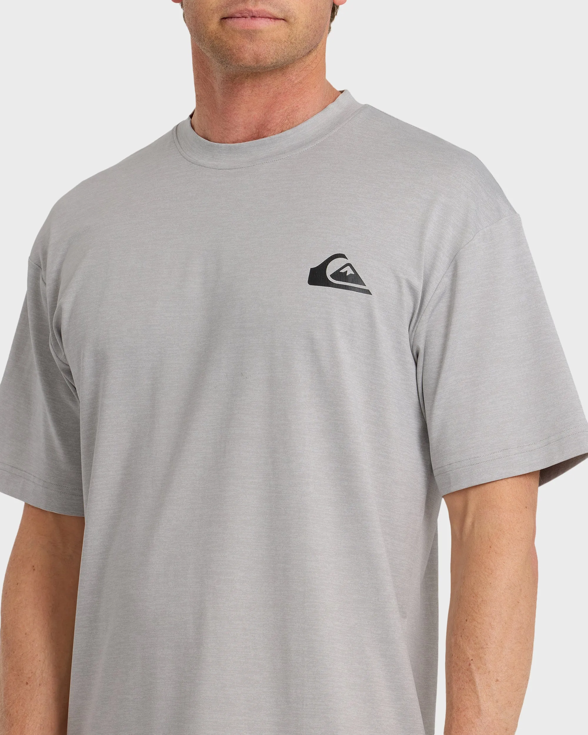 Everyday Short Sleeve Surf Tee - Light Grey Hth sold by Quiksilver product image thumbnail 5
